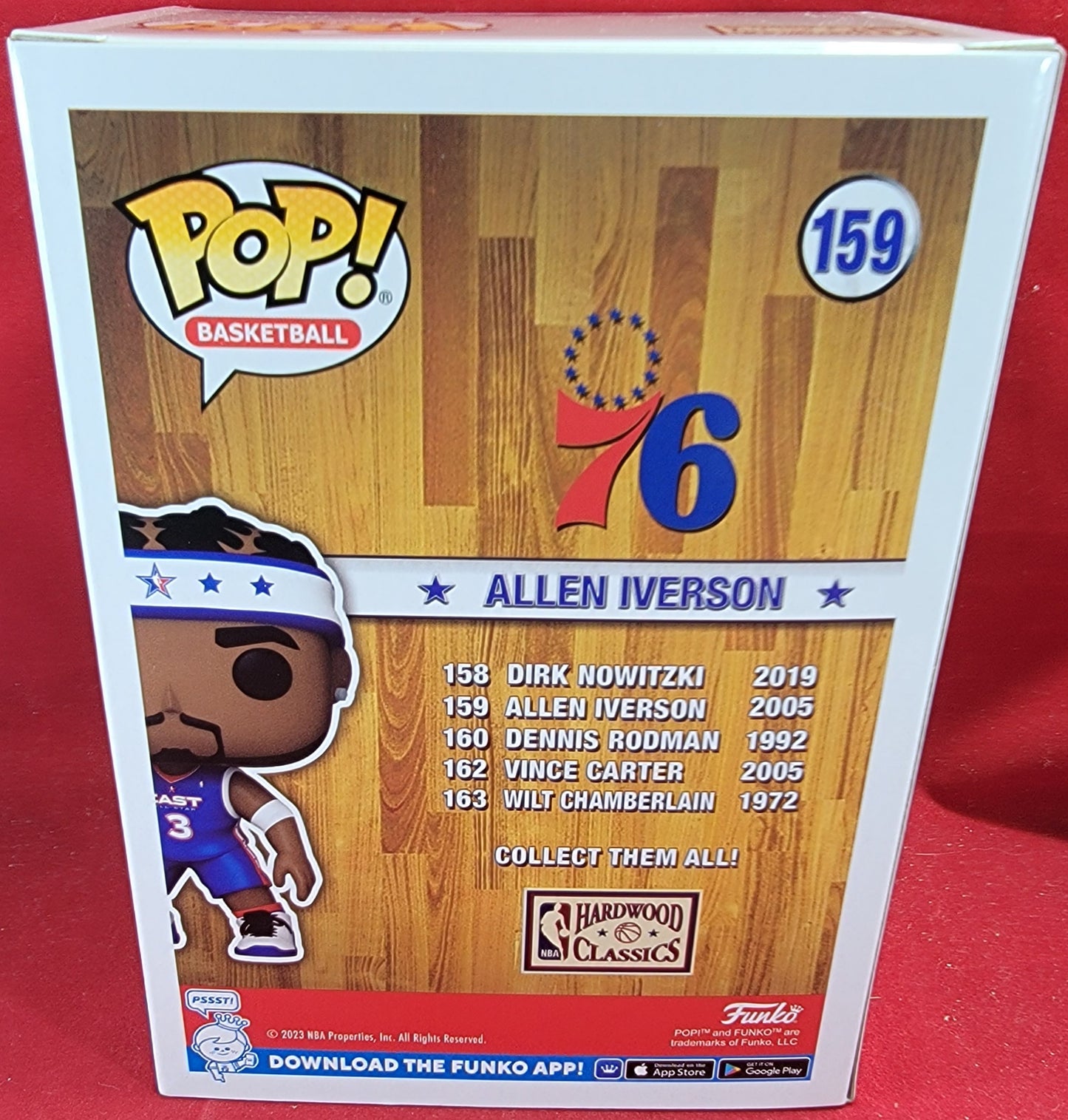 Allen Iverson funko # 159 (nib)