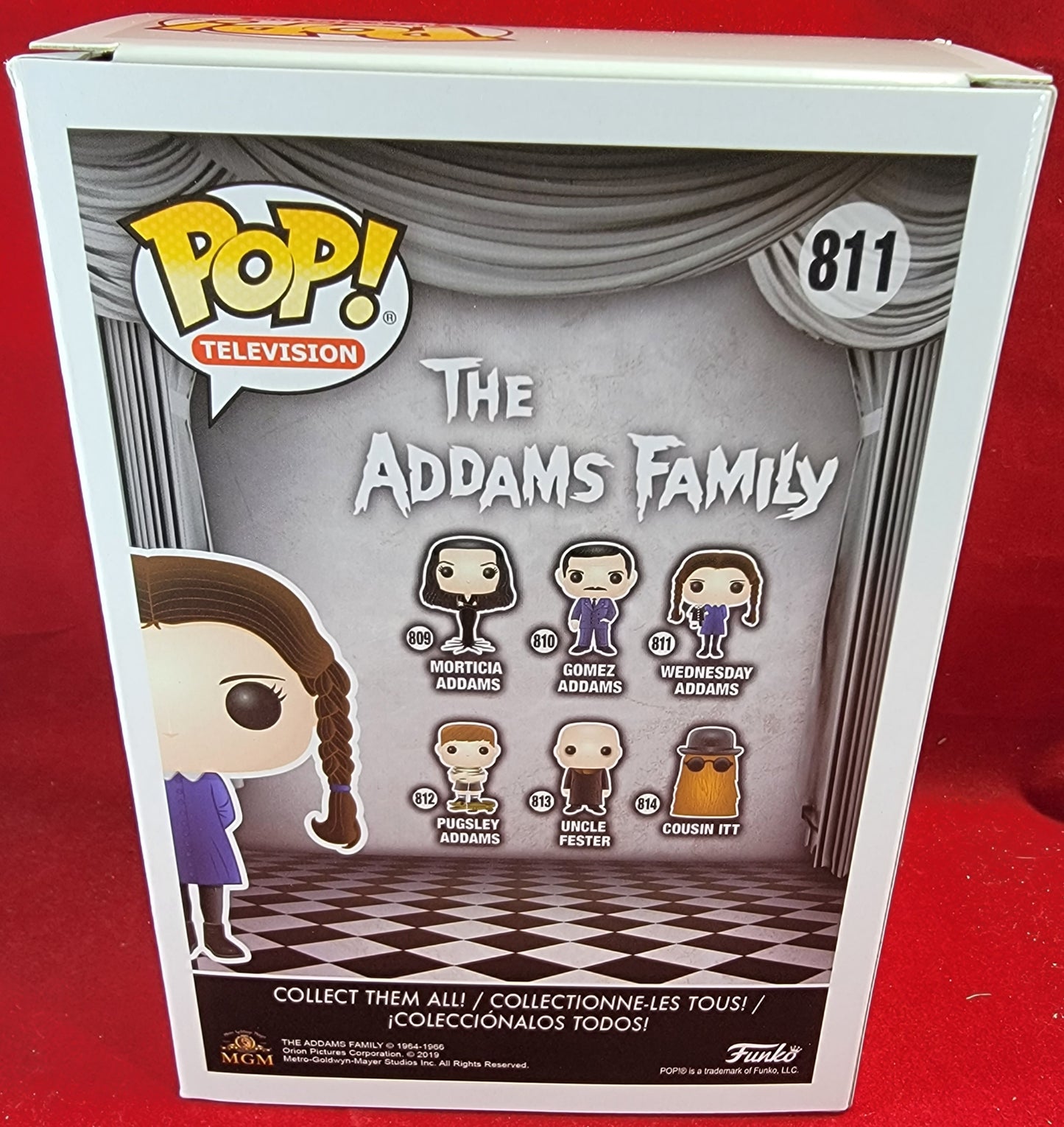 Brand new Wednesday Addams funko pop # 811 (nib)