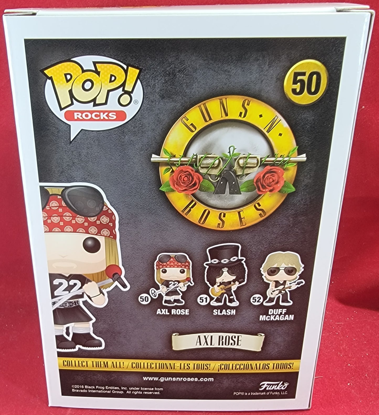Axl rose funko # 50 (nib)