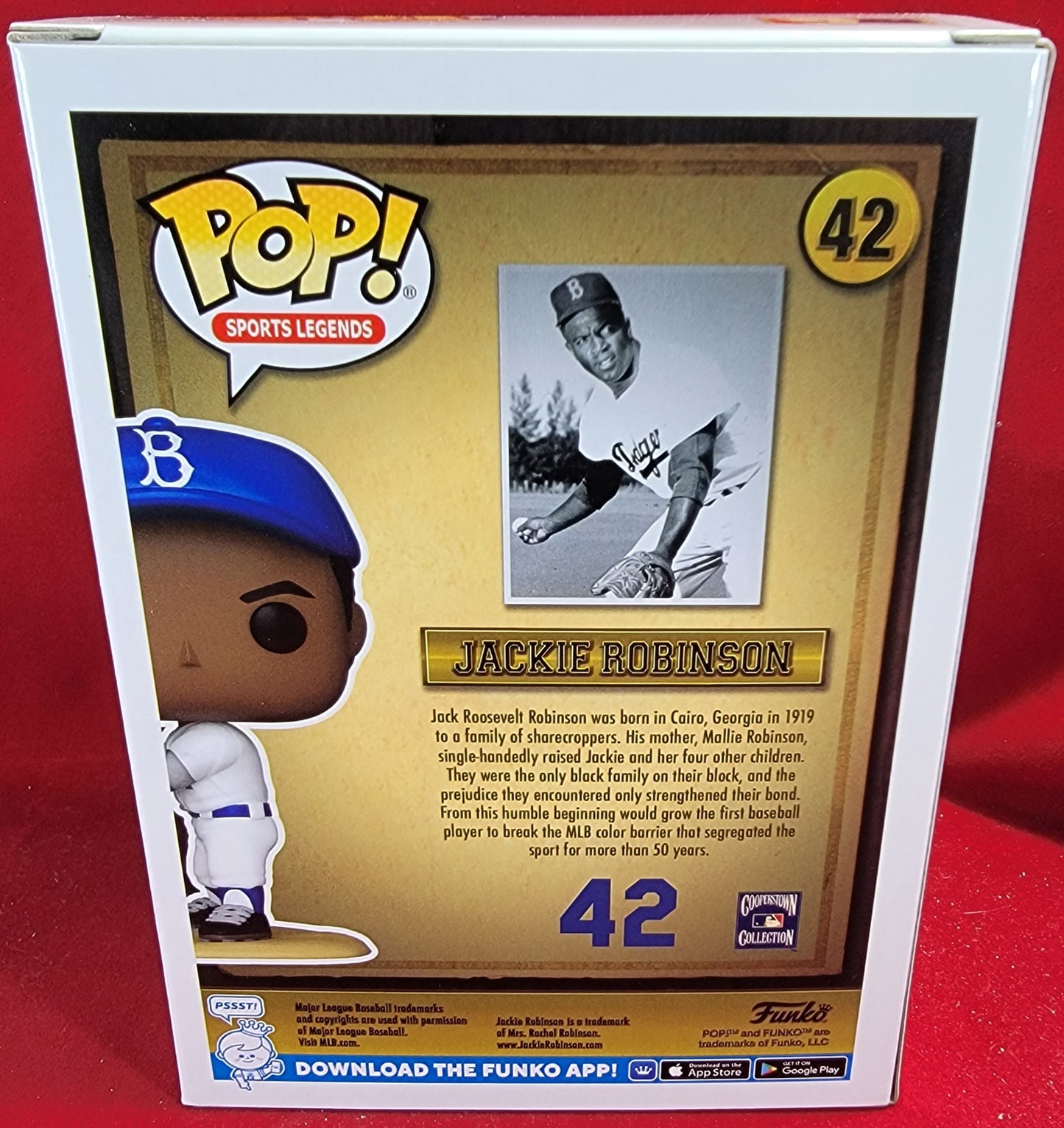 Jackie Robinson funko # 42 (nib)