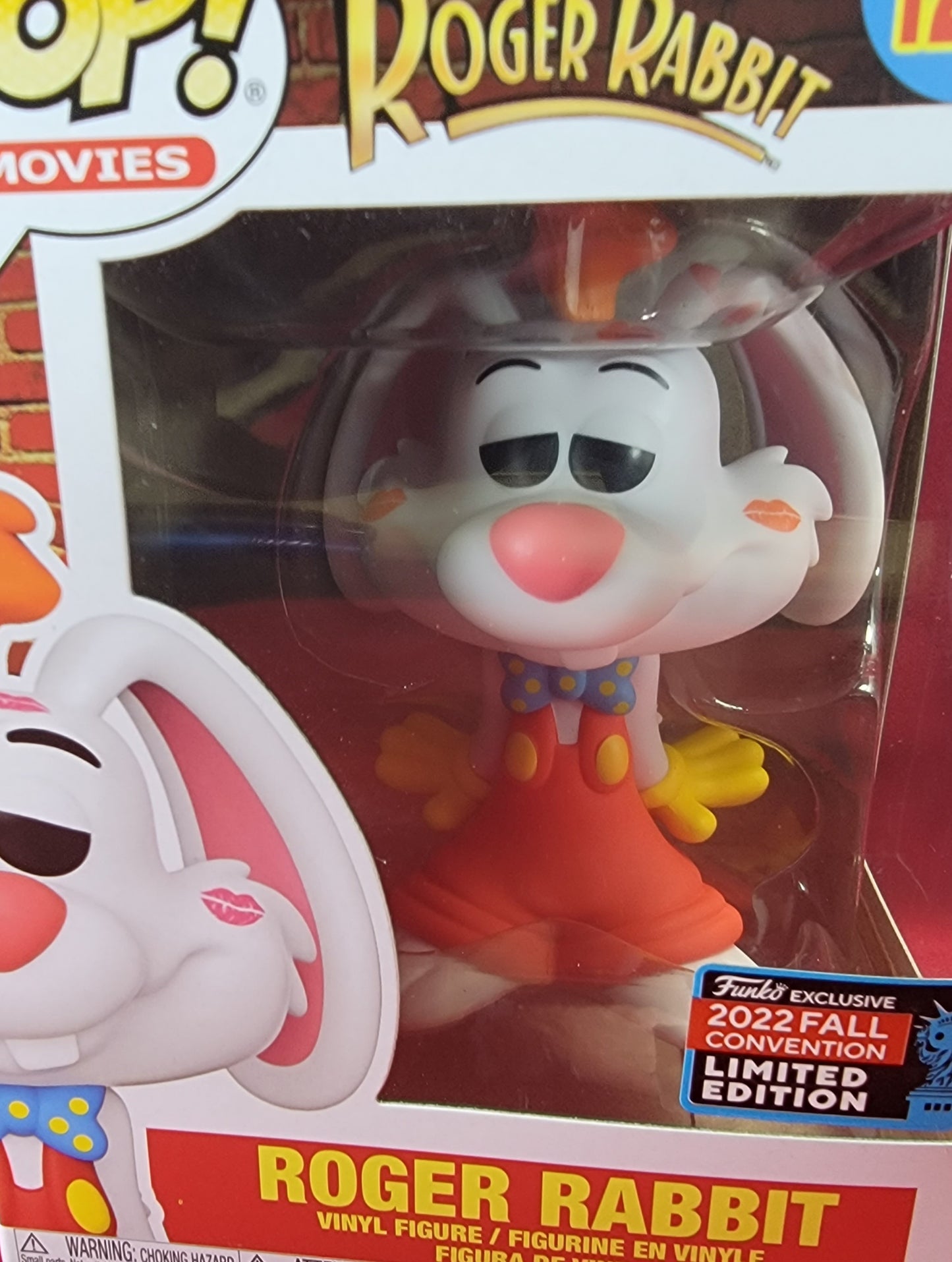 Roger rabbit 2022 fall convention exclusive funko # 1270 (nib)