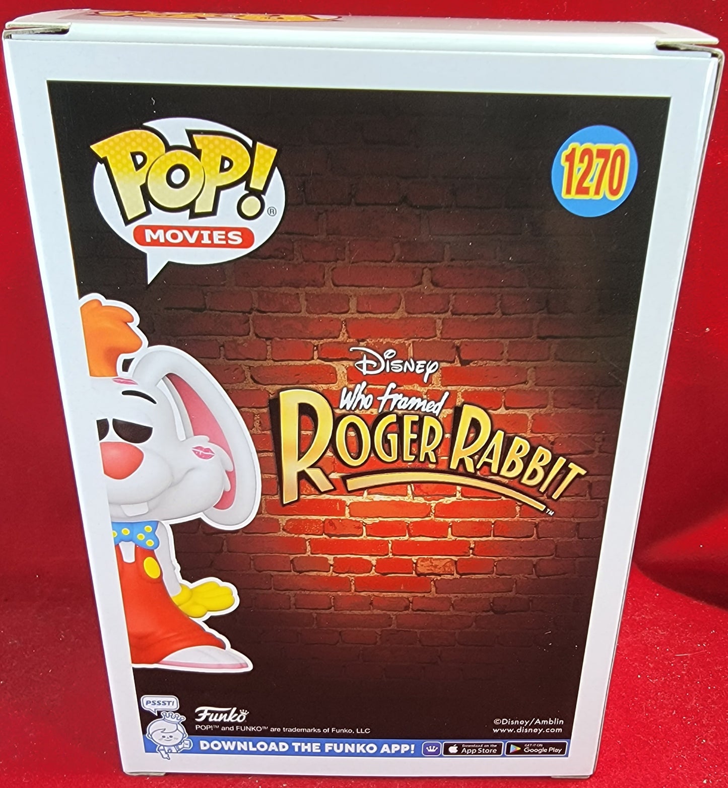 Roger rabbit 2022 fall convention exclusive funko # 1270 (nib)