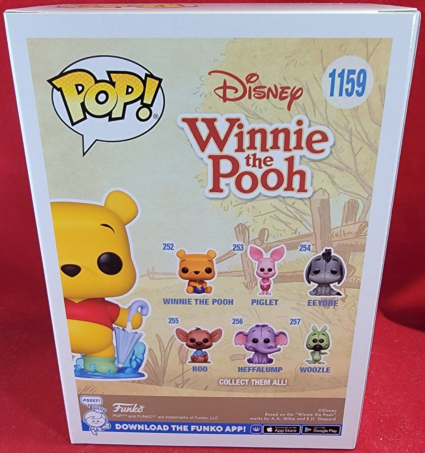 Winnie The pooh box lunch exclusive funko # 1159 (nib)