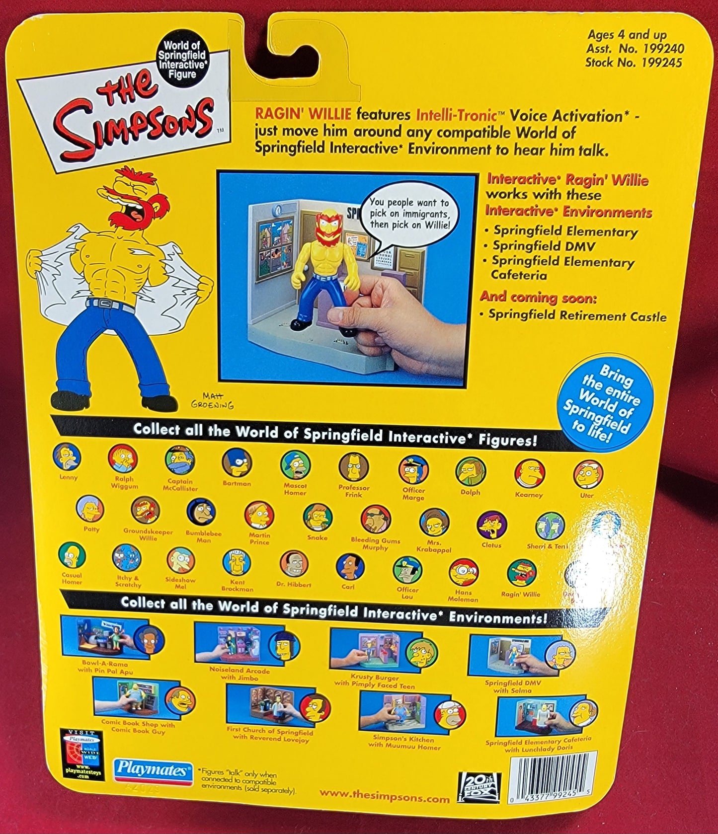 Ragin' willie playmates figure series 8 (nib)