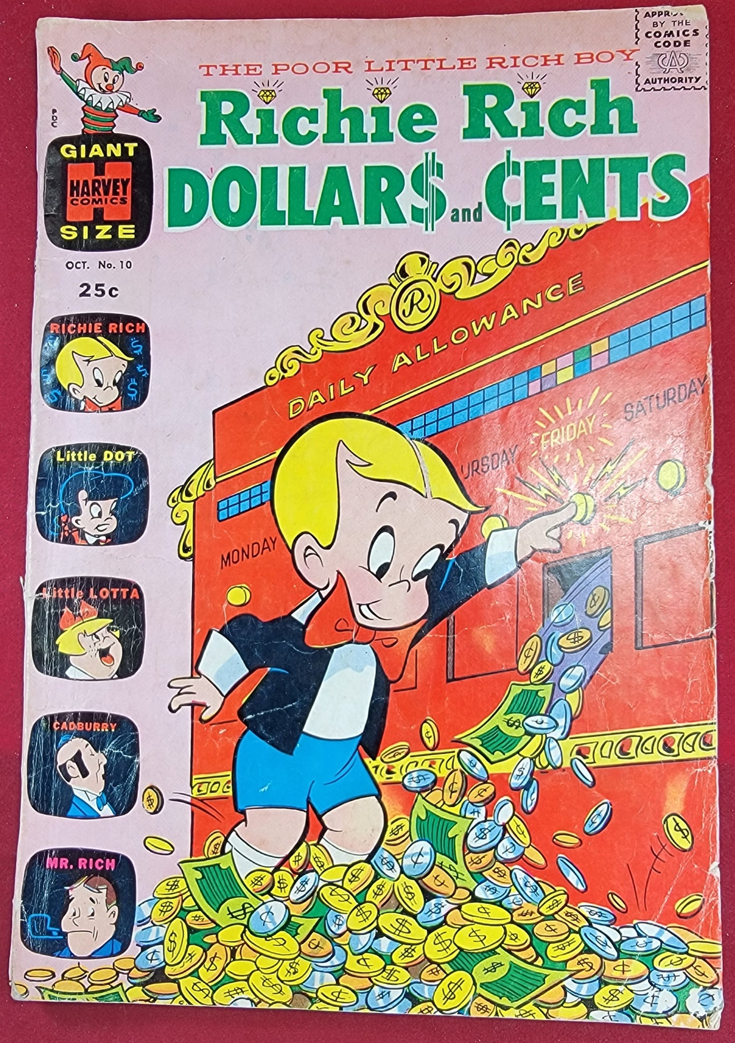 Richie rich dollar$ and cents # 10 comic (1965)