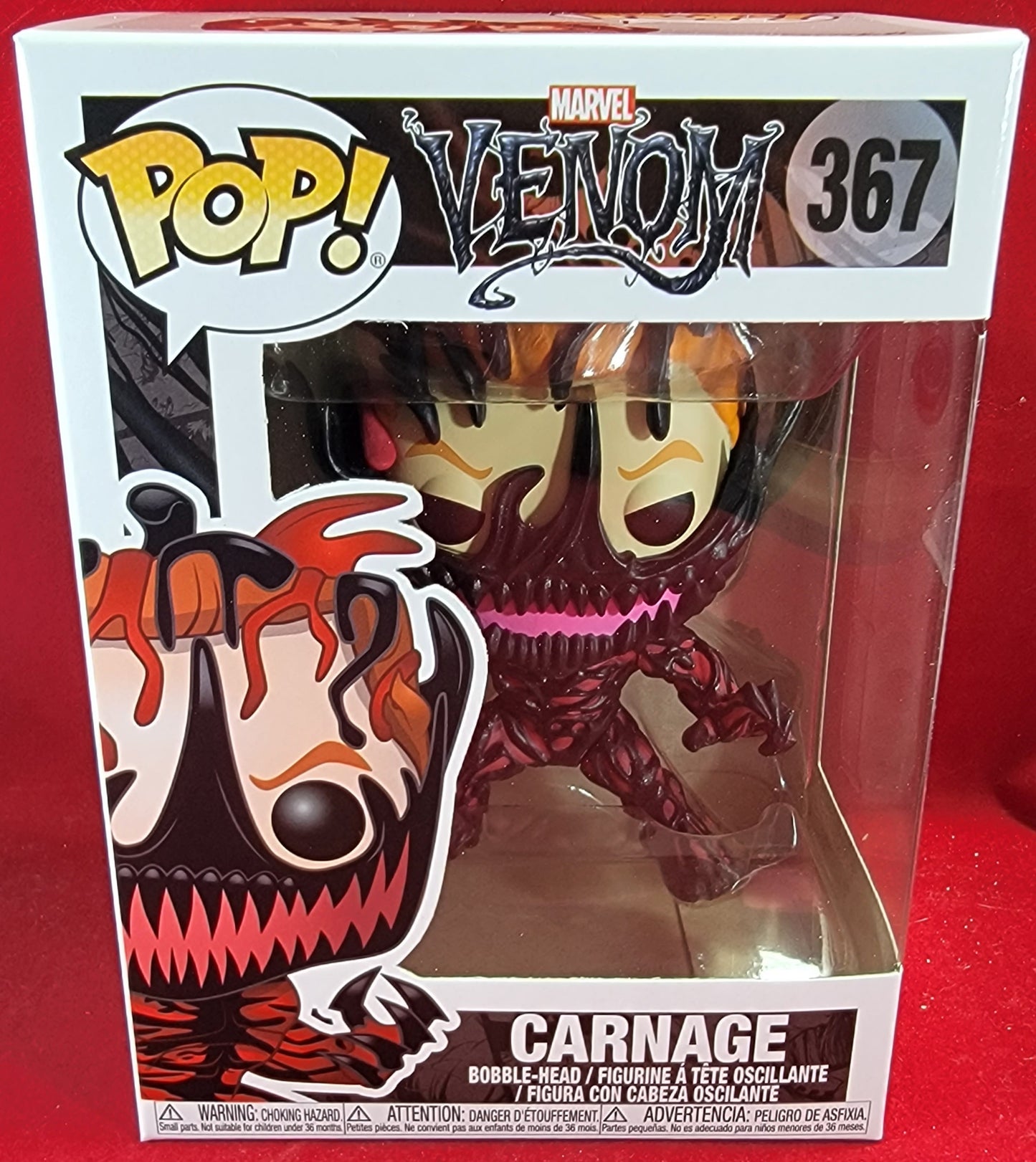 Carnage funko # 367 (nib)
