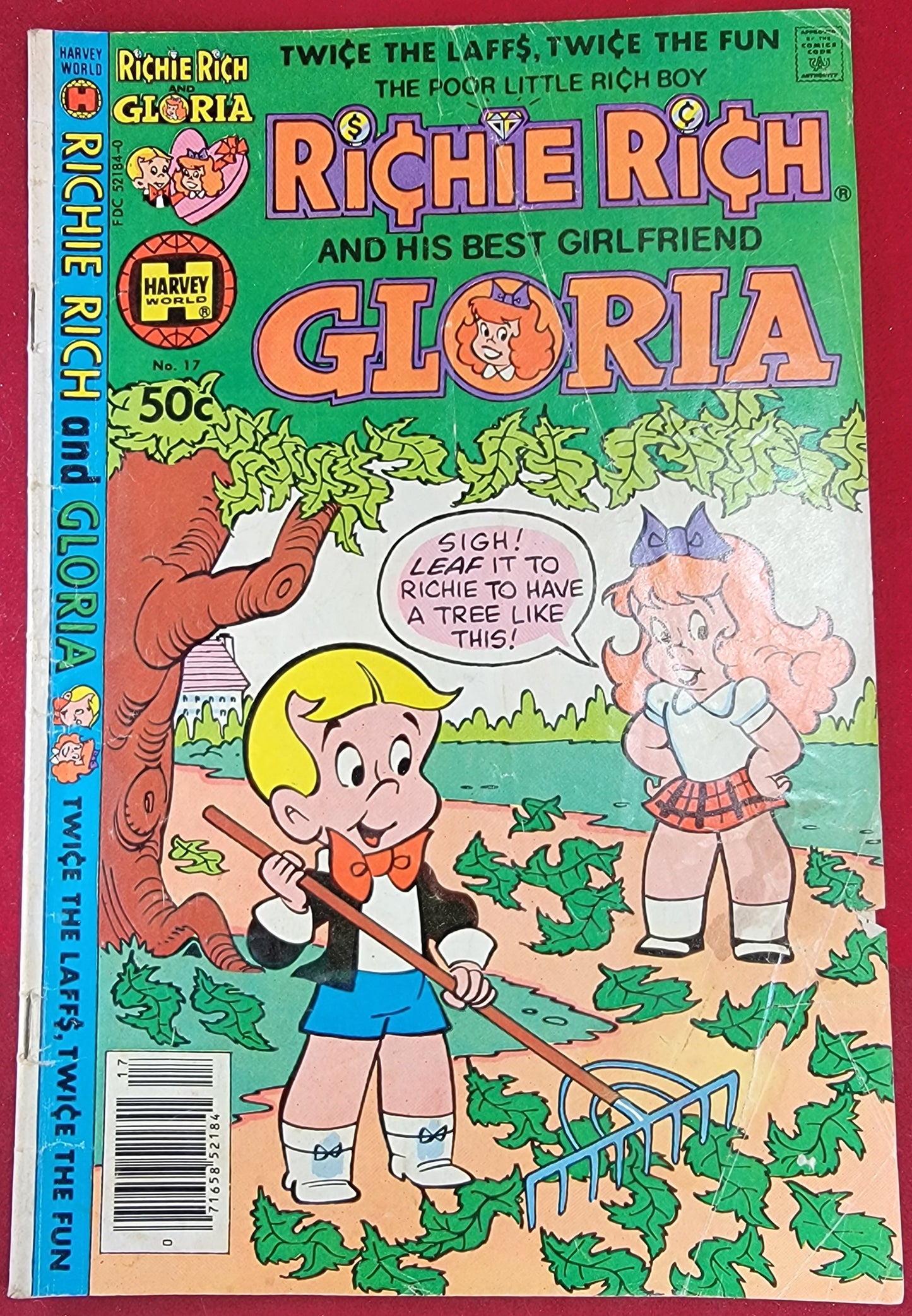 Richie rich and his best girlfriend Gloria # 17 comic (1980)