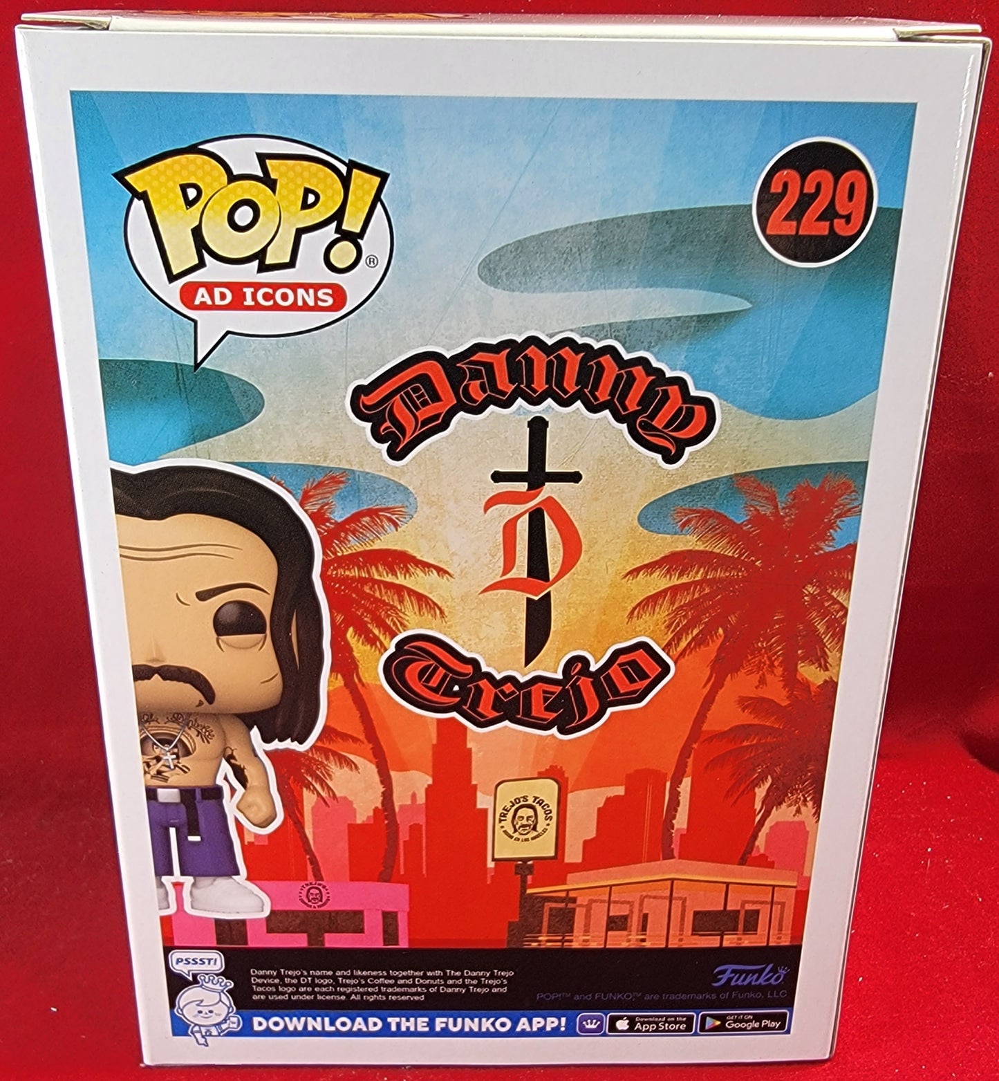 Danny Trejo funko # 229 (nib)