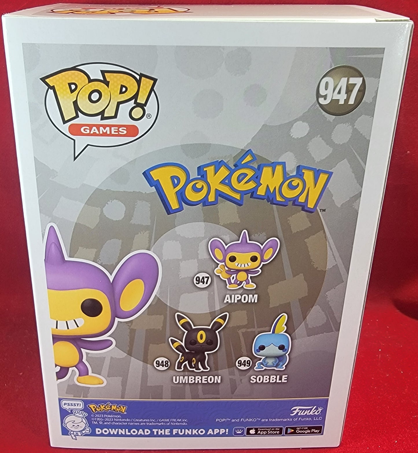 Aipom funko # 947 (nib)