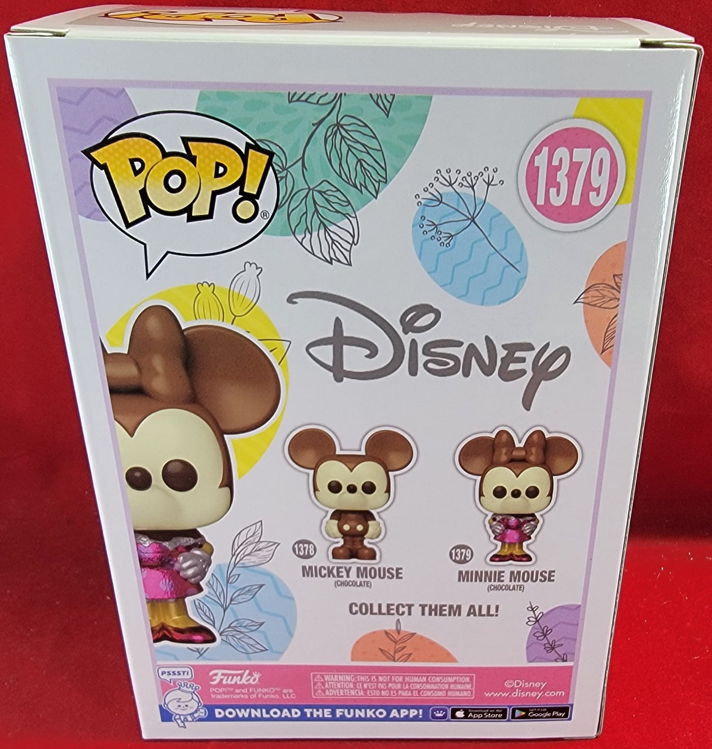 Minnie mouse (chocolate) funko # 1379 (nib) with pop protector