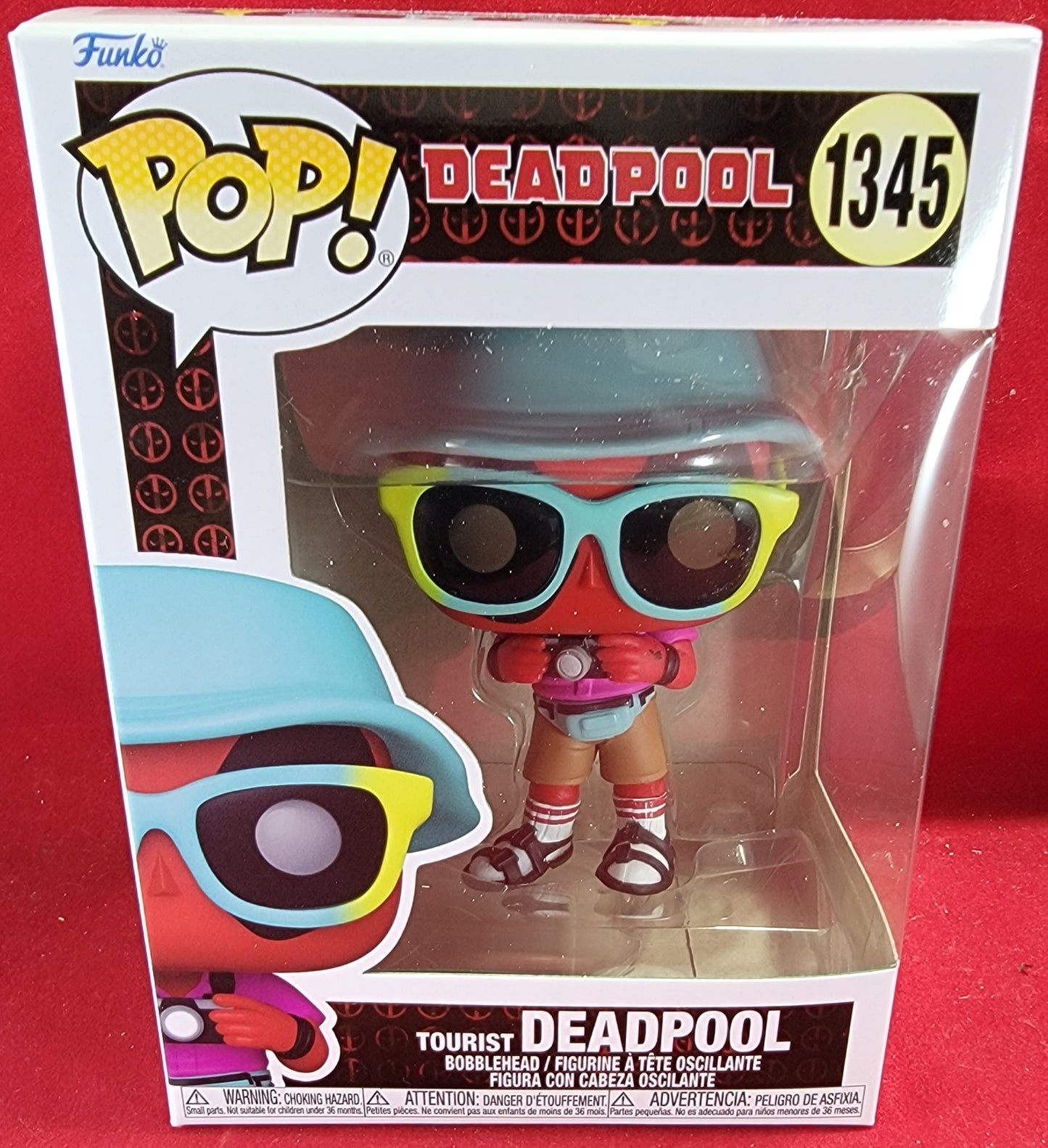 Tourist deadpool funko # 1345 (nib)
With pop protector