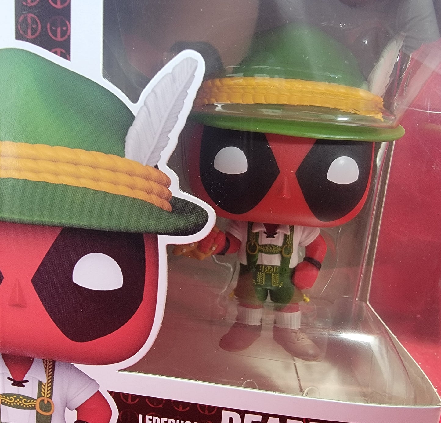 lederhosen Deadpool funko # 1341 (nib) with pop protector
