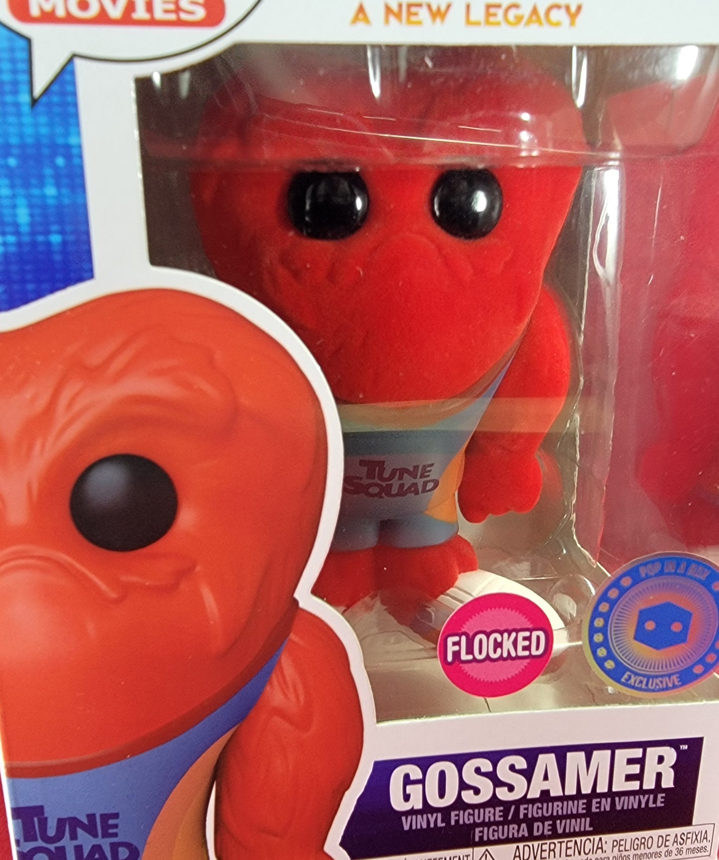 Gossamer space jam pop in a box Exclusive funko # 1186 (nib)
With pop protector