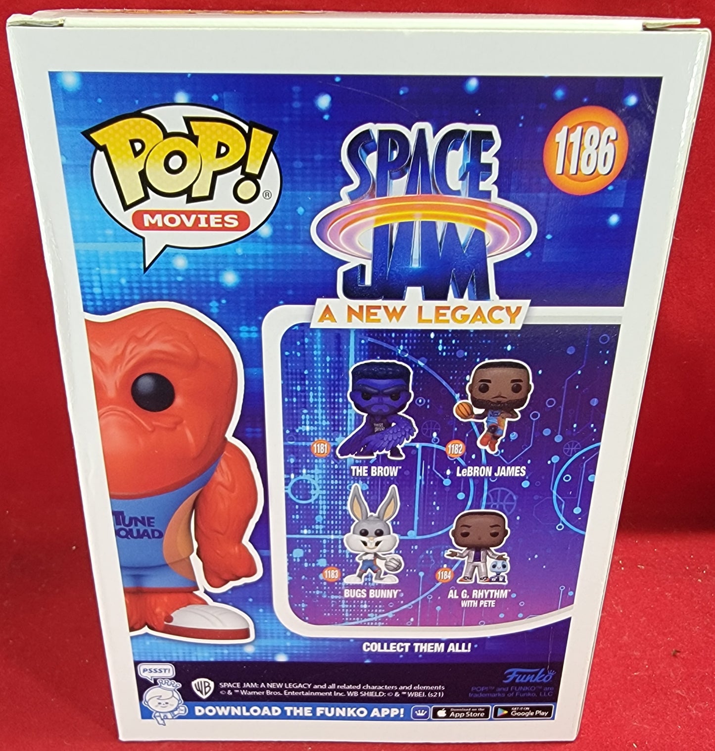 Gossamer space jam pop in a box Exclusive funko # 1186 (nib)
With pop protector