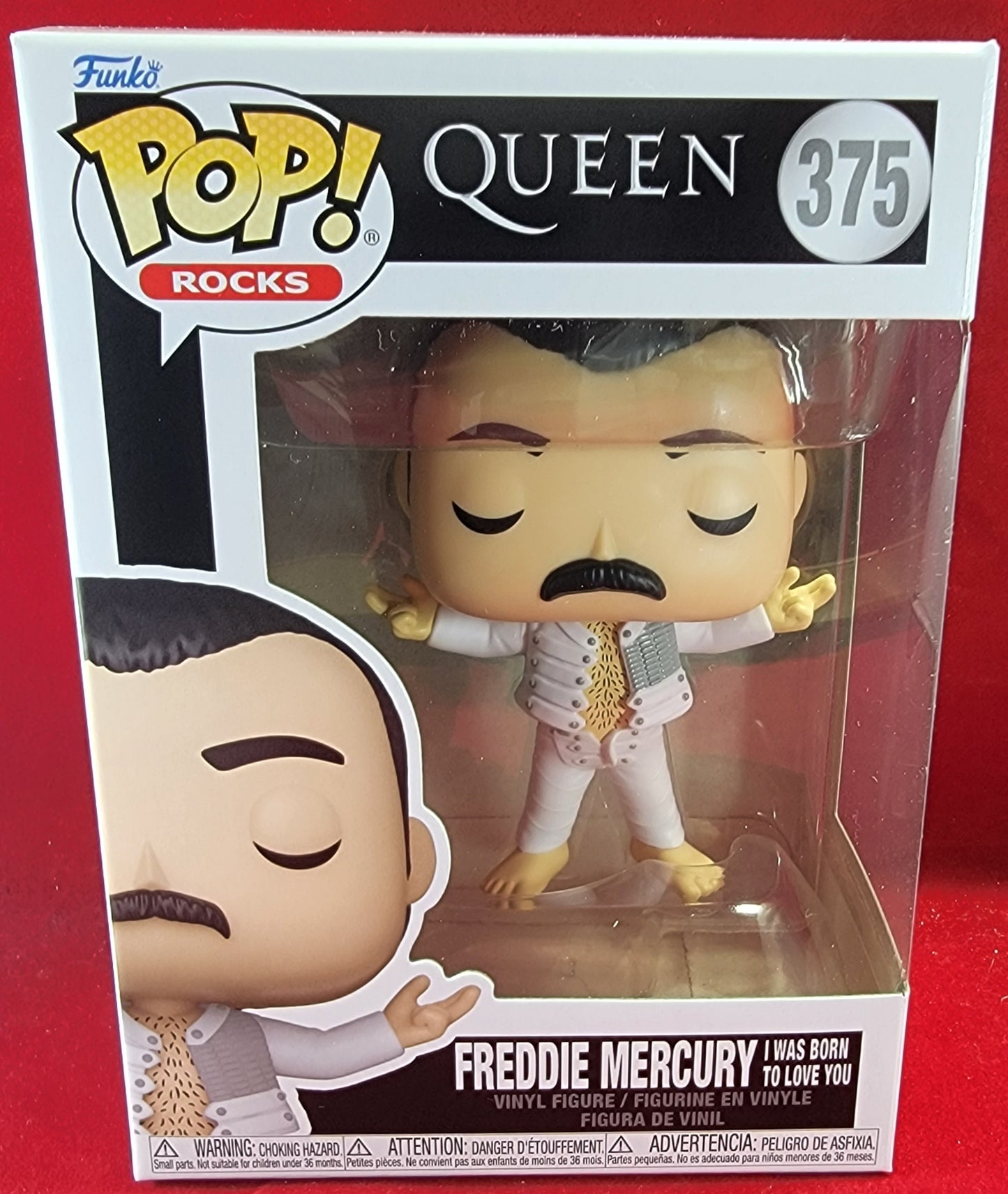 Freddy Mercury, I was born to love you funko # 375 (nib)
With pop protector
