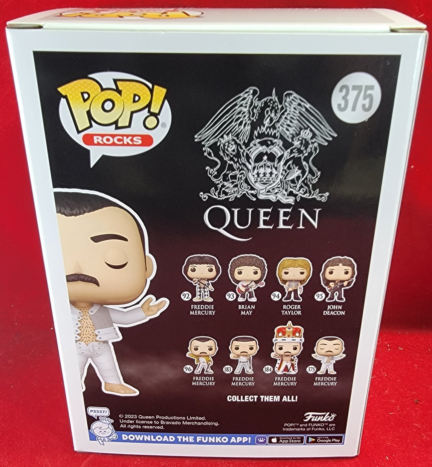 Freddy Mercury, I was born to love you funko # 375 (nib)
With pop protector