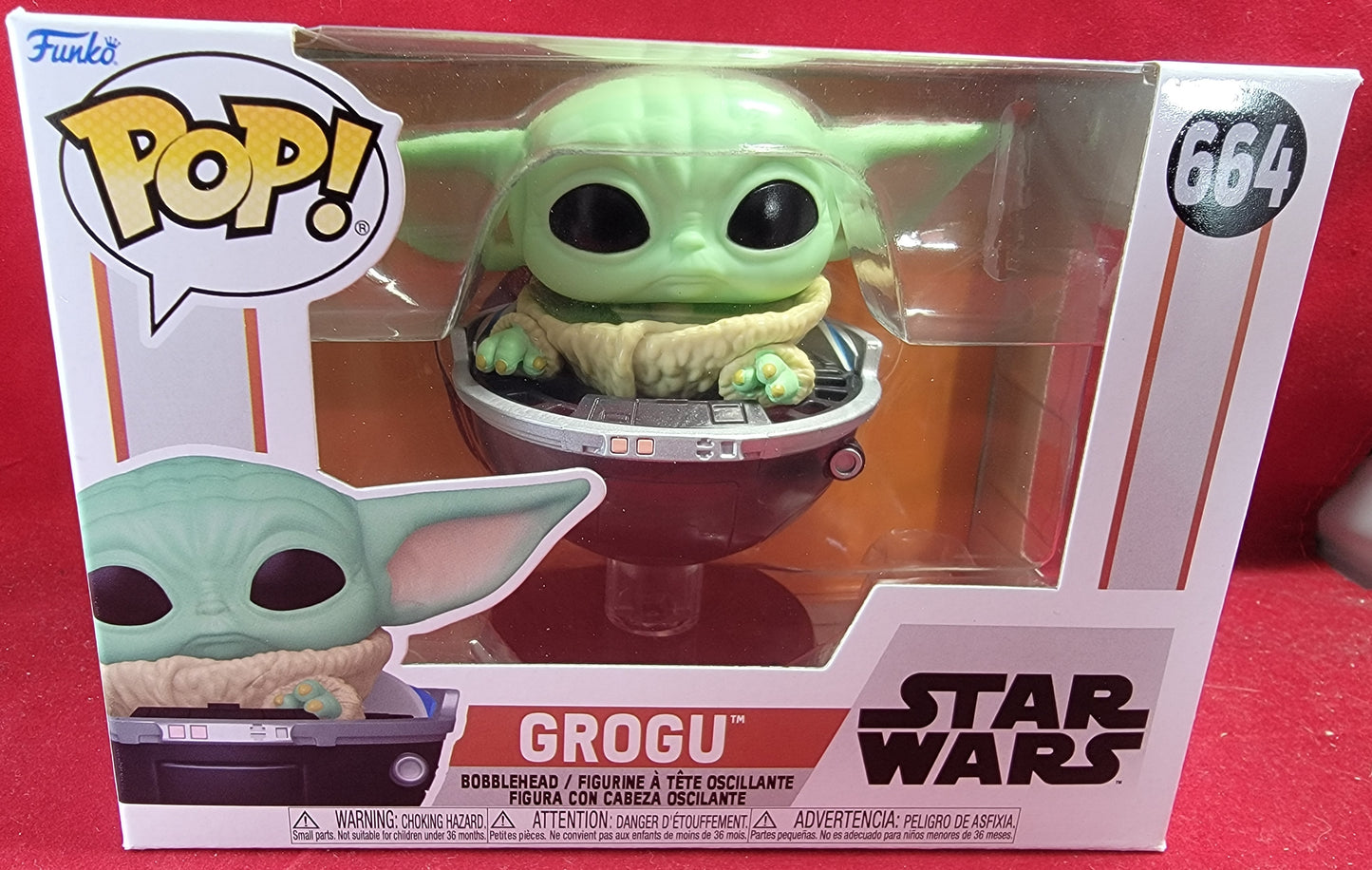 Grogu funko # 664 (nib)
With pop protector