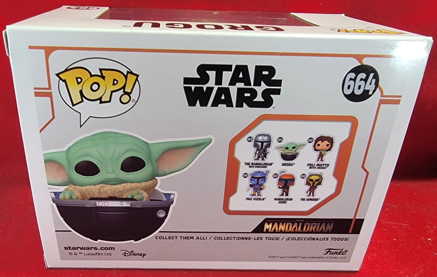 Grogu funko # 664 (nib)
With pop protector