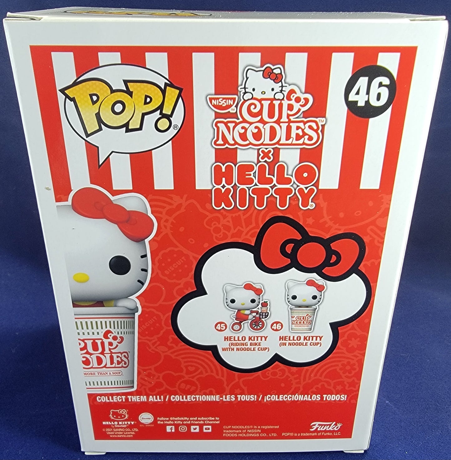 Hello kitty (in noodle cup), hot topic exclusive # 46 (nib)
With pop protector