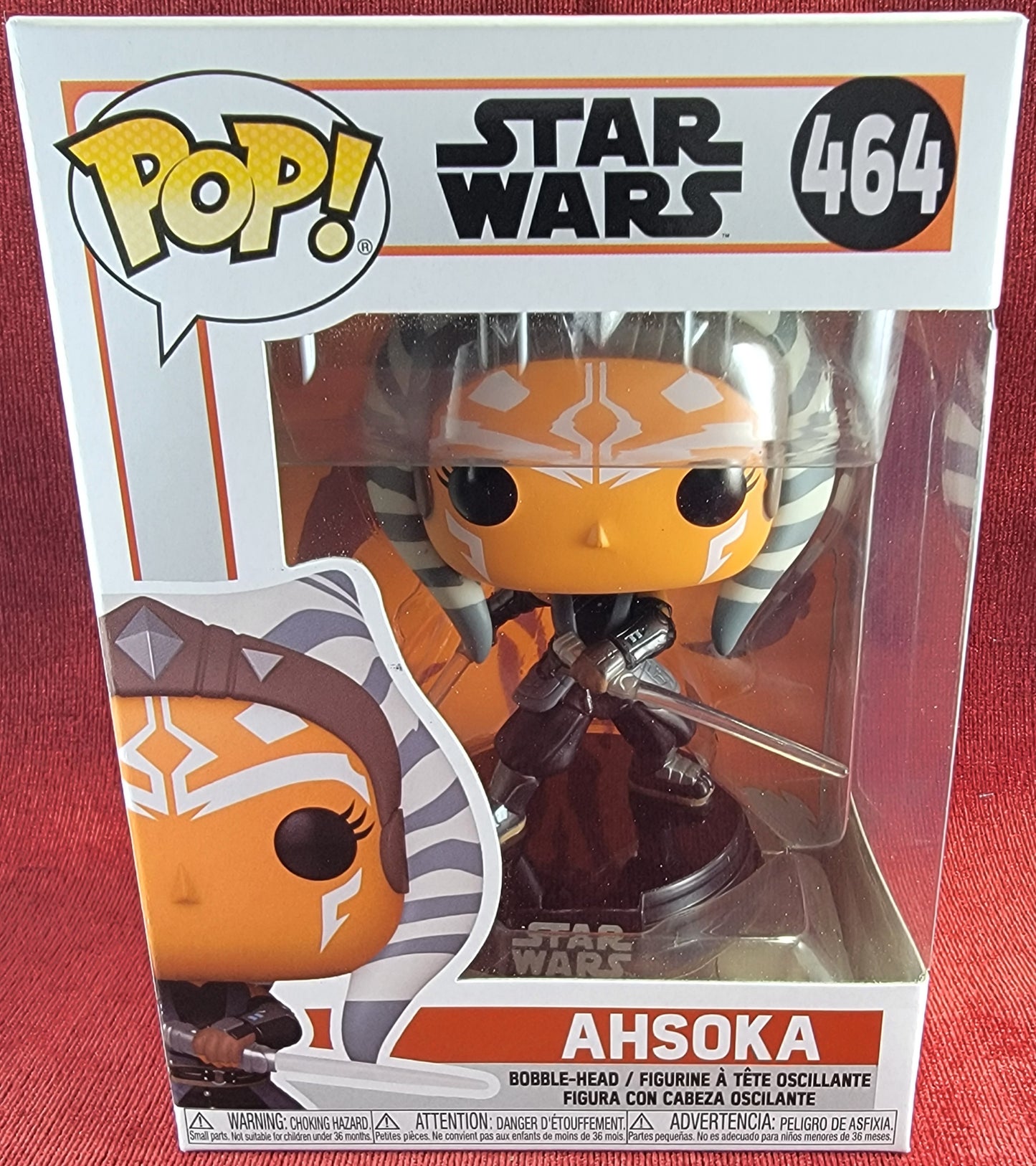 Ahsoka funko # 464 (nib) with pop protector