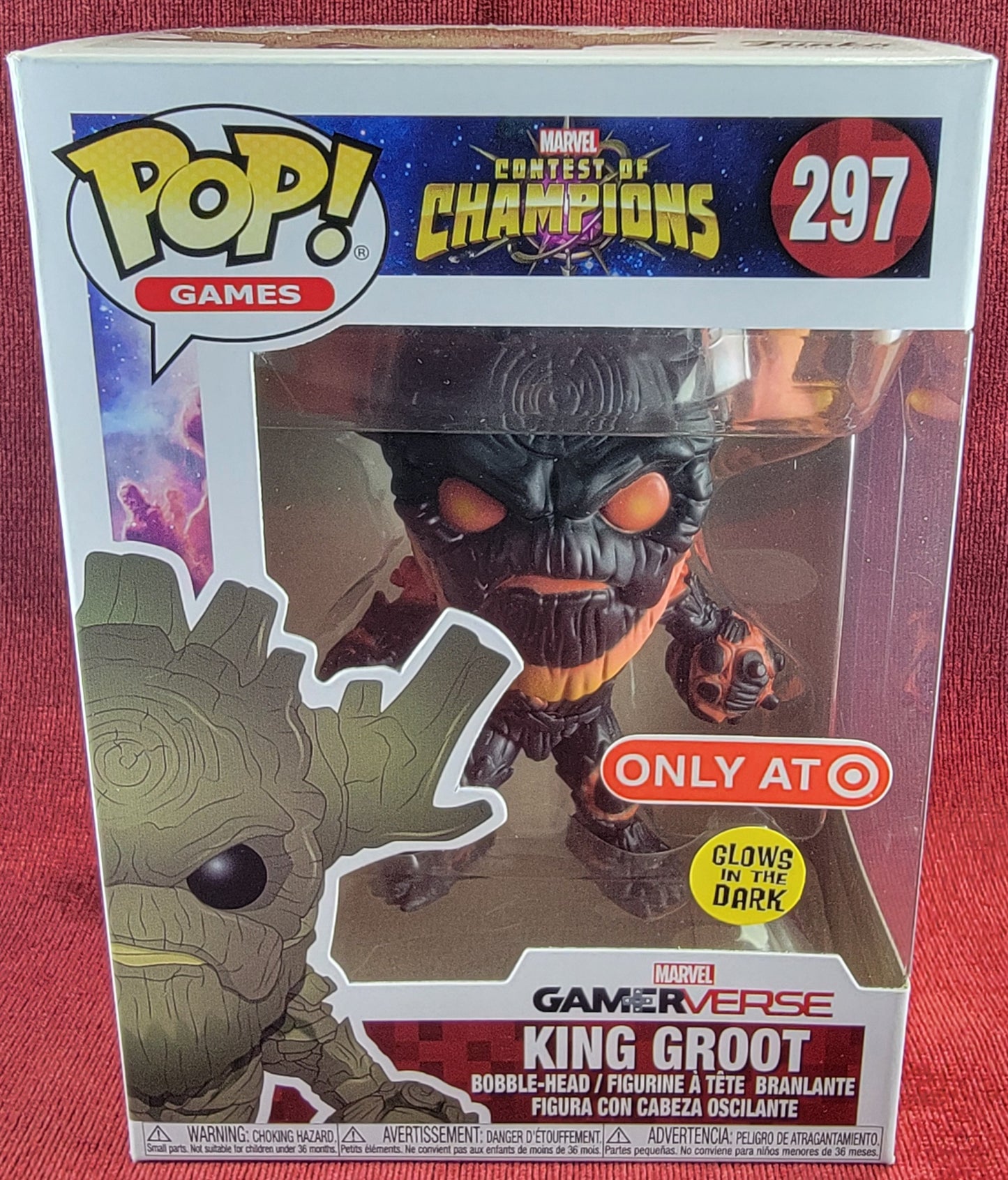 King groot target exclusive funko # 297 (nib)
With pop protector