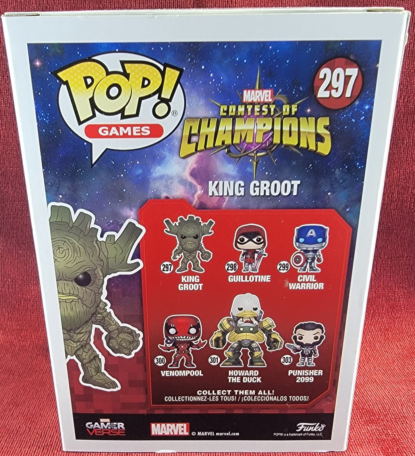 King groot target exclusive funko # 297 (nib)
With pop protector