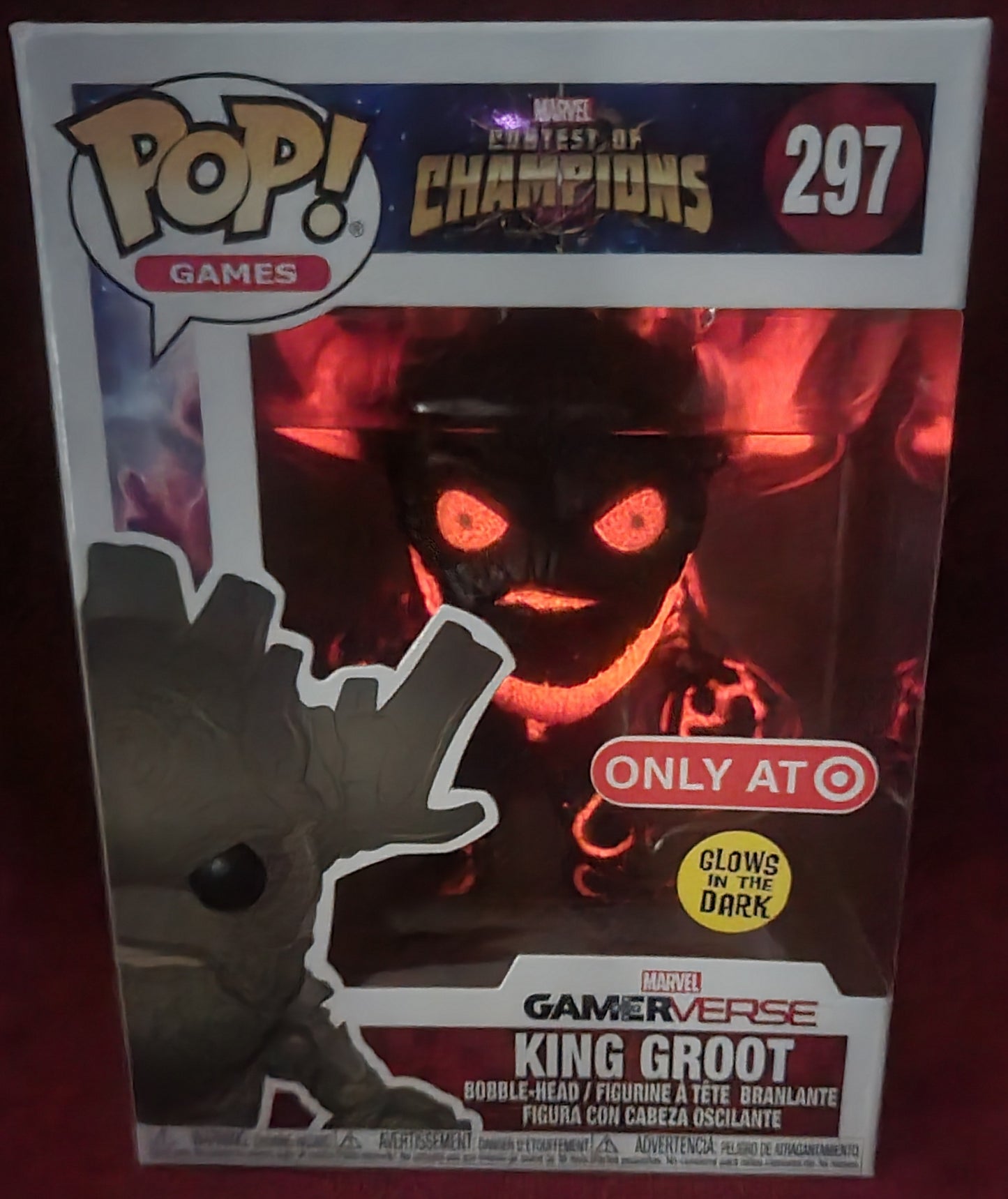 King groot target exclusive funko # 297 (nib)
With pop protector
