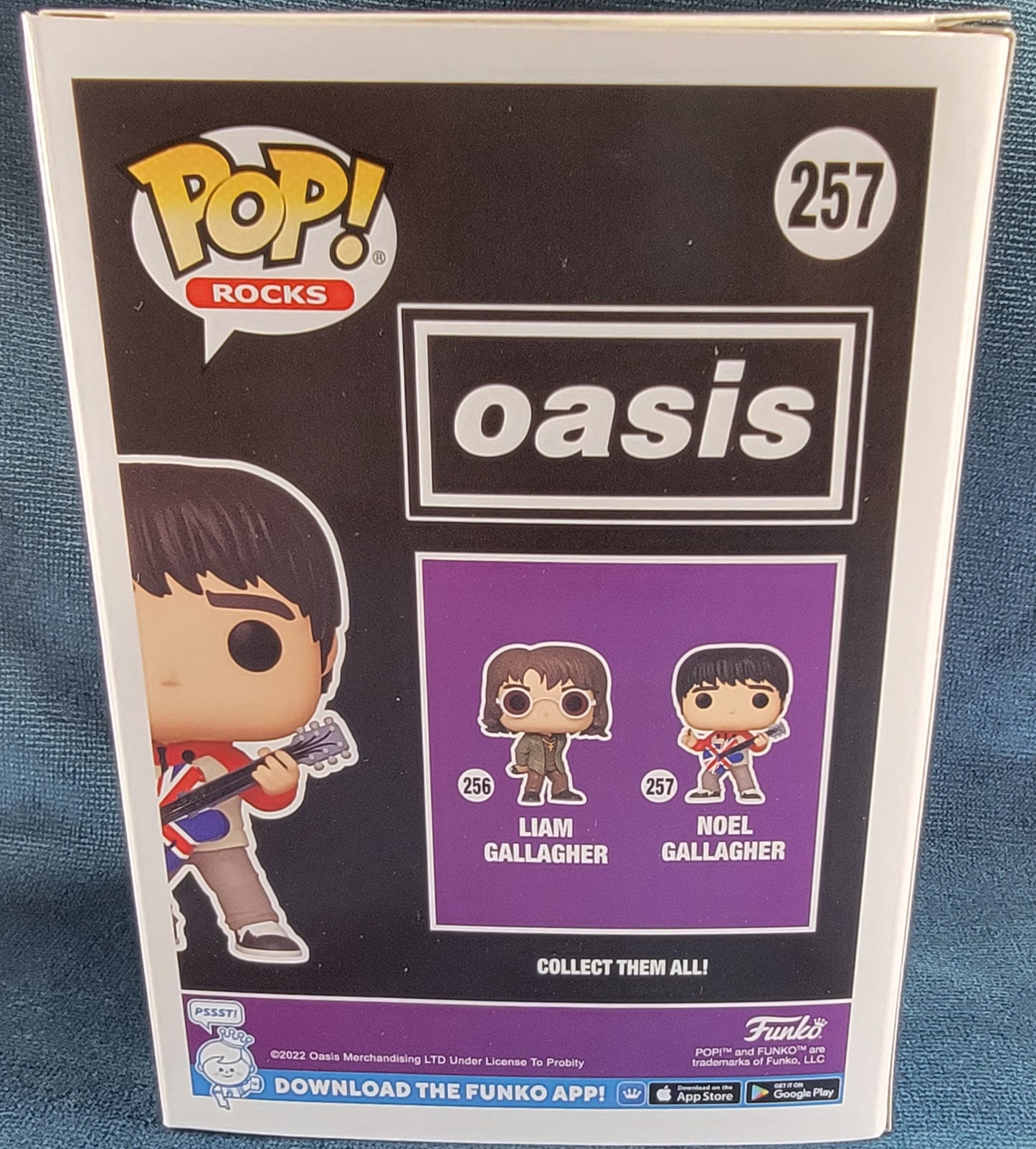 Noel Gallagher funko # 257 (nib)
With pop protector