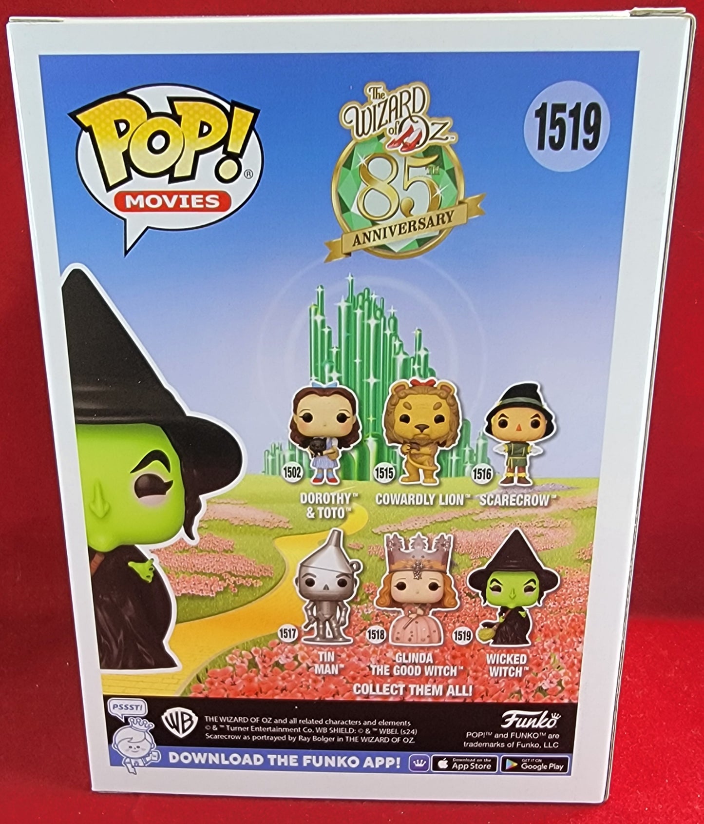 Wicked witch funko # 1519 (nib) with pop protector