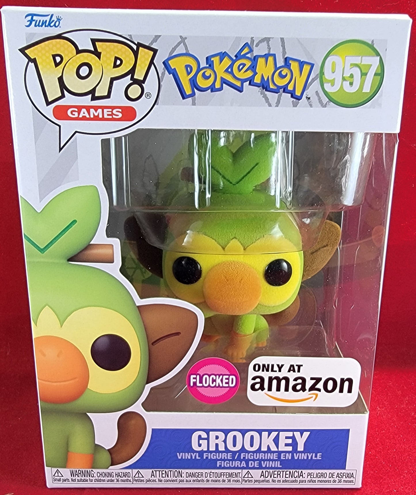 Grookey amazon exclusive funko # 957 (nib)
With pop protector