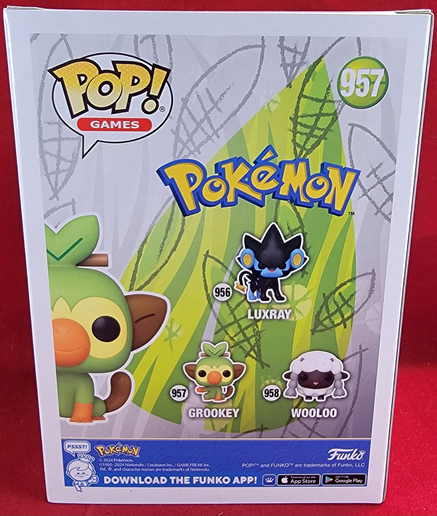 Grookey amazon exclusive funko # 957 (nib)
With pop protector