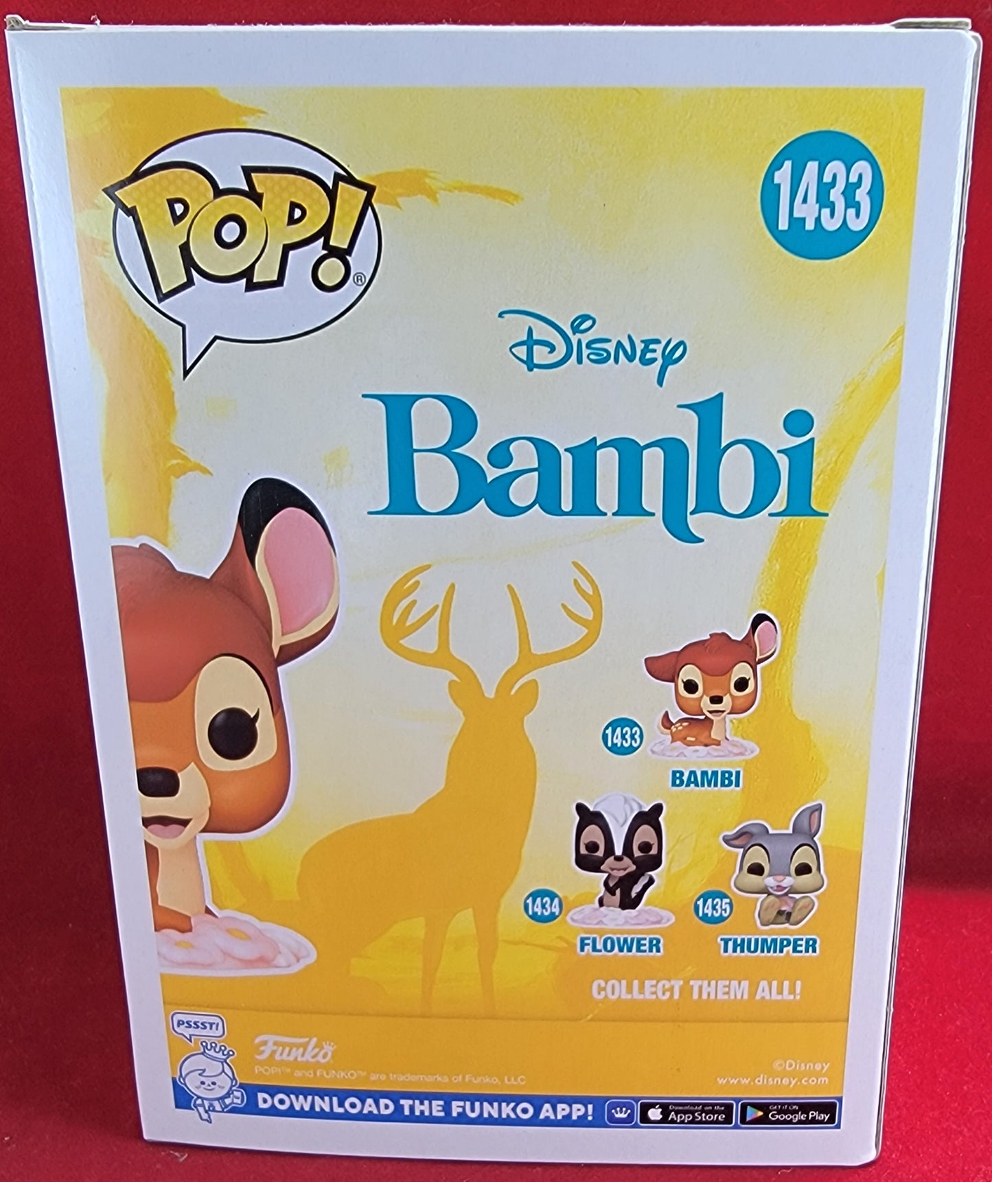 Bambi funko # 1433 (nib)
With pop protector