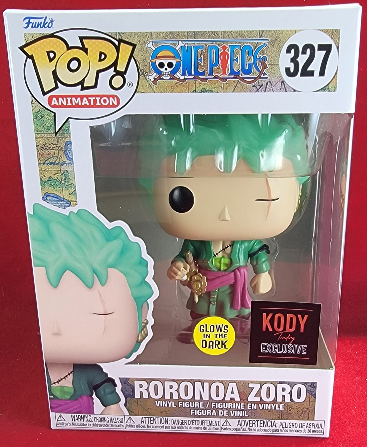 Roronoa Zoro kody exclusive # 327 (nib)
With pop protector