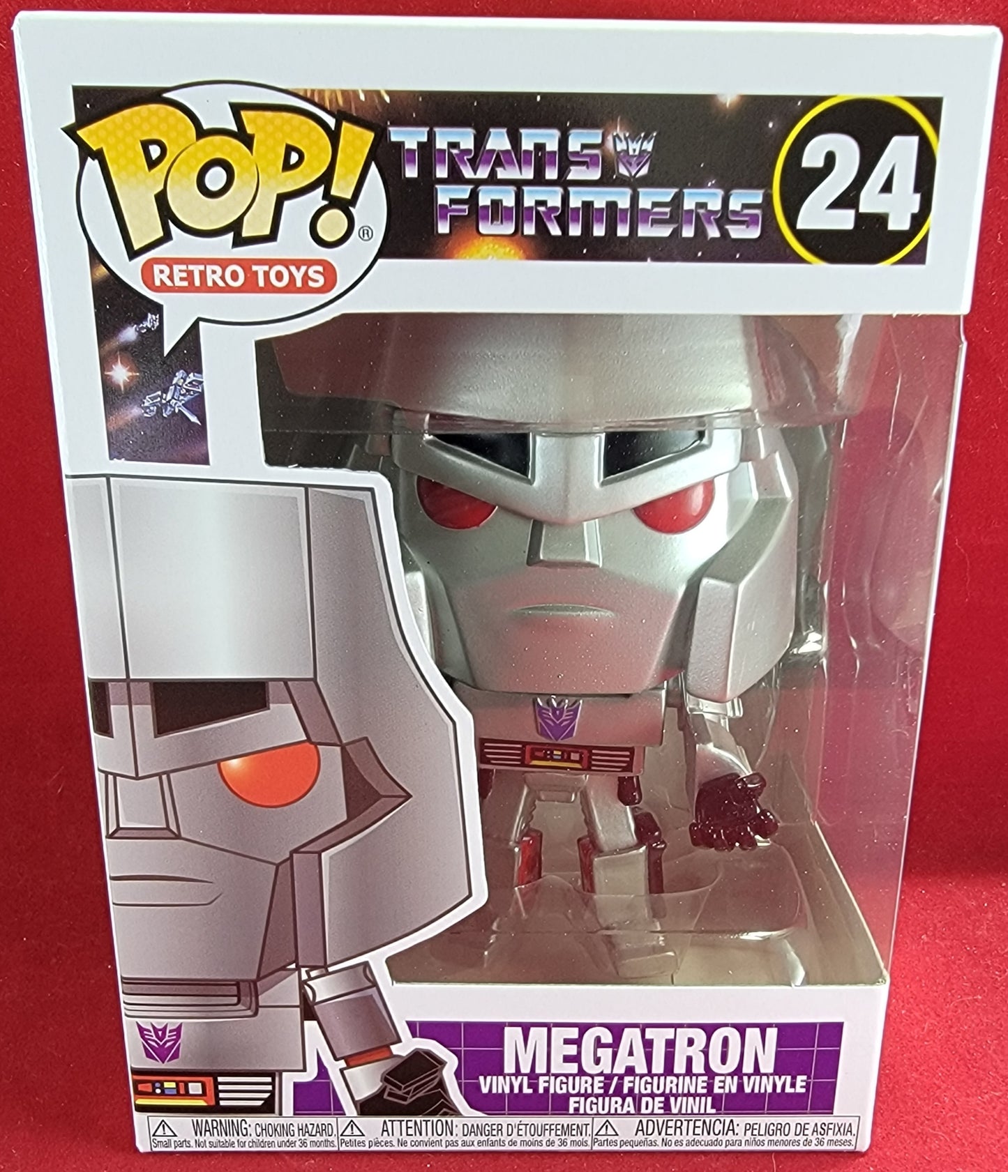 Megatron funko # 24 (nib)
With pop protector