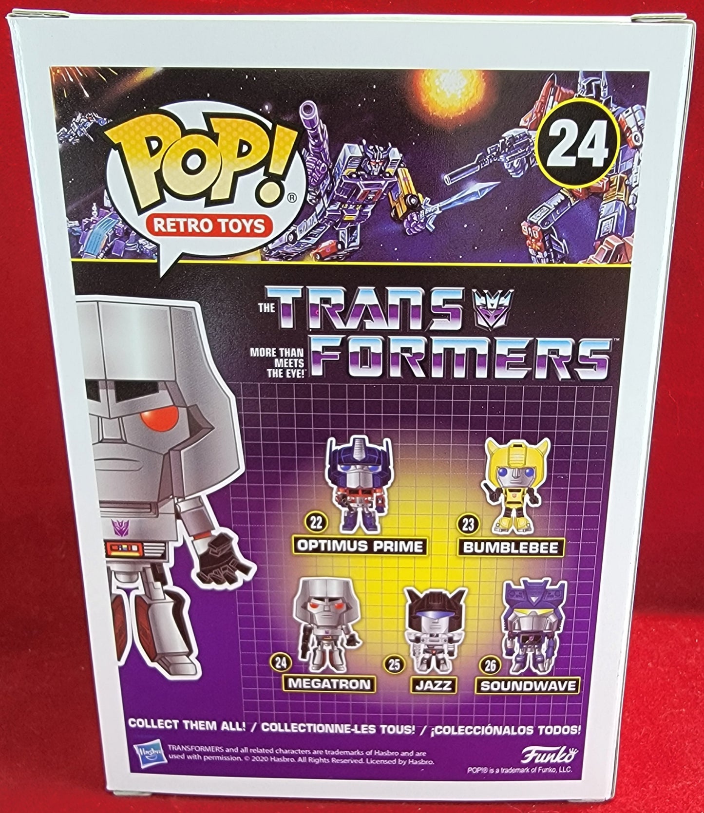 Megatron funko # 24 (nib)
With pop protector