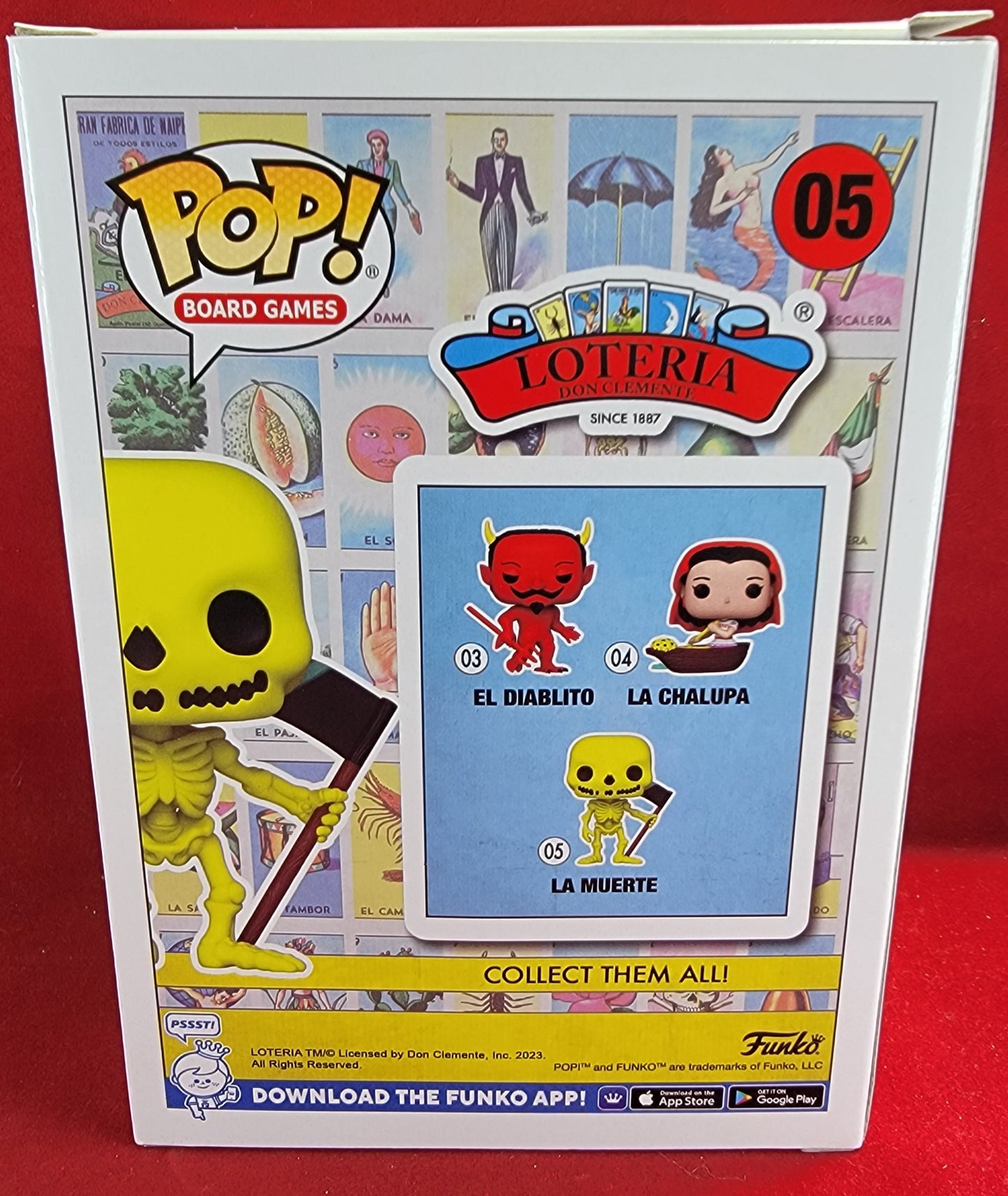 La Muerte funko exclusive # 05 (nib)
With pop protector