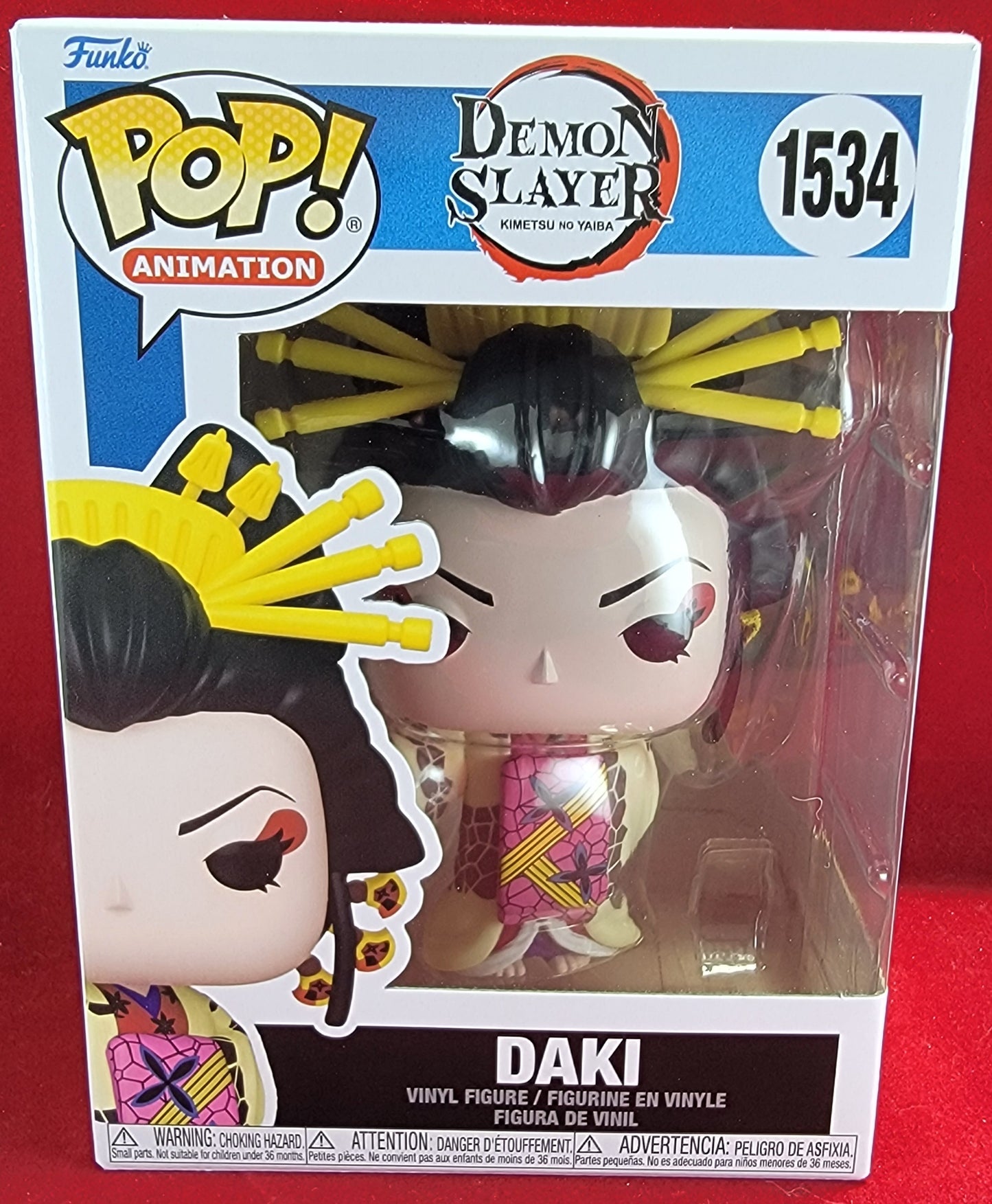 Daki funko # 534 (nib)
With pop protector