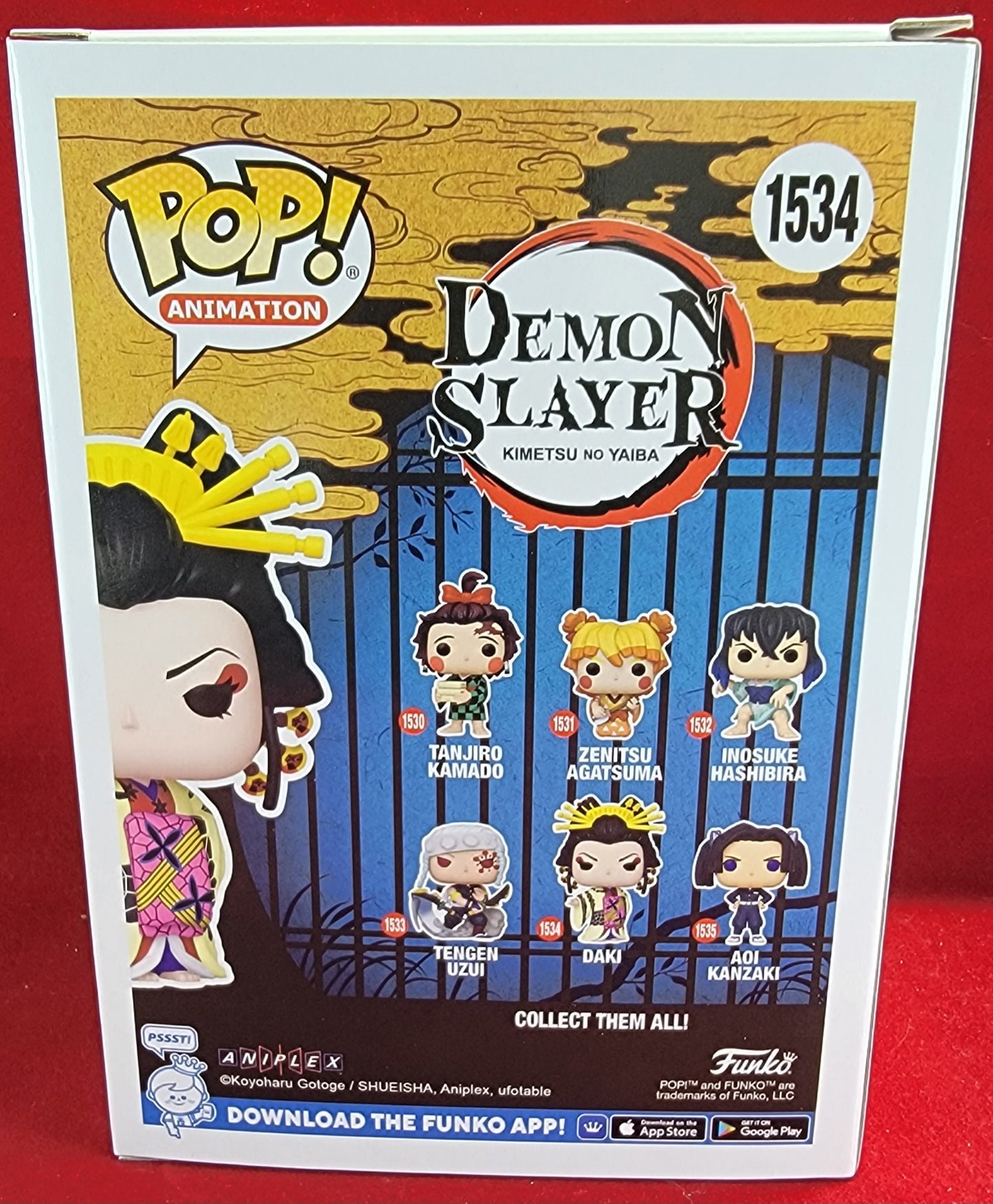 Daki funko # 534 (nib)
With pop protector