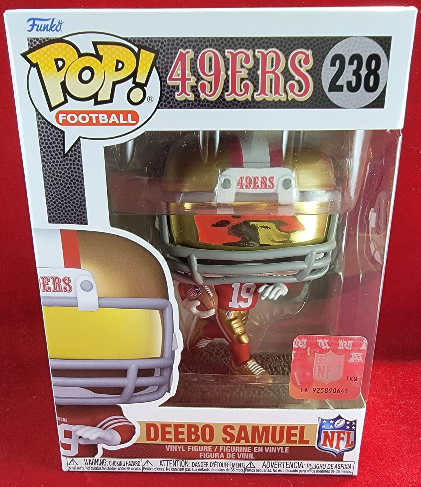 Deebo Samuel funko # 236 (nib)
With pop protector