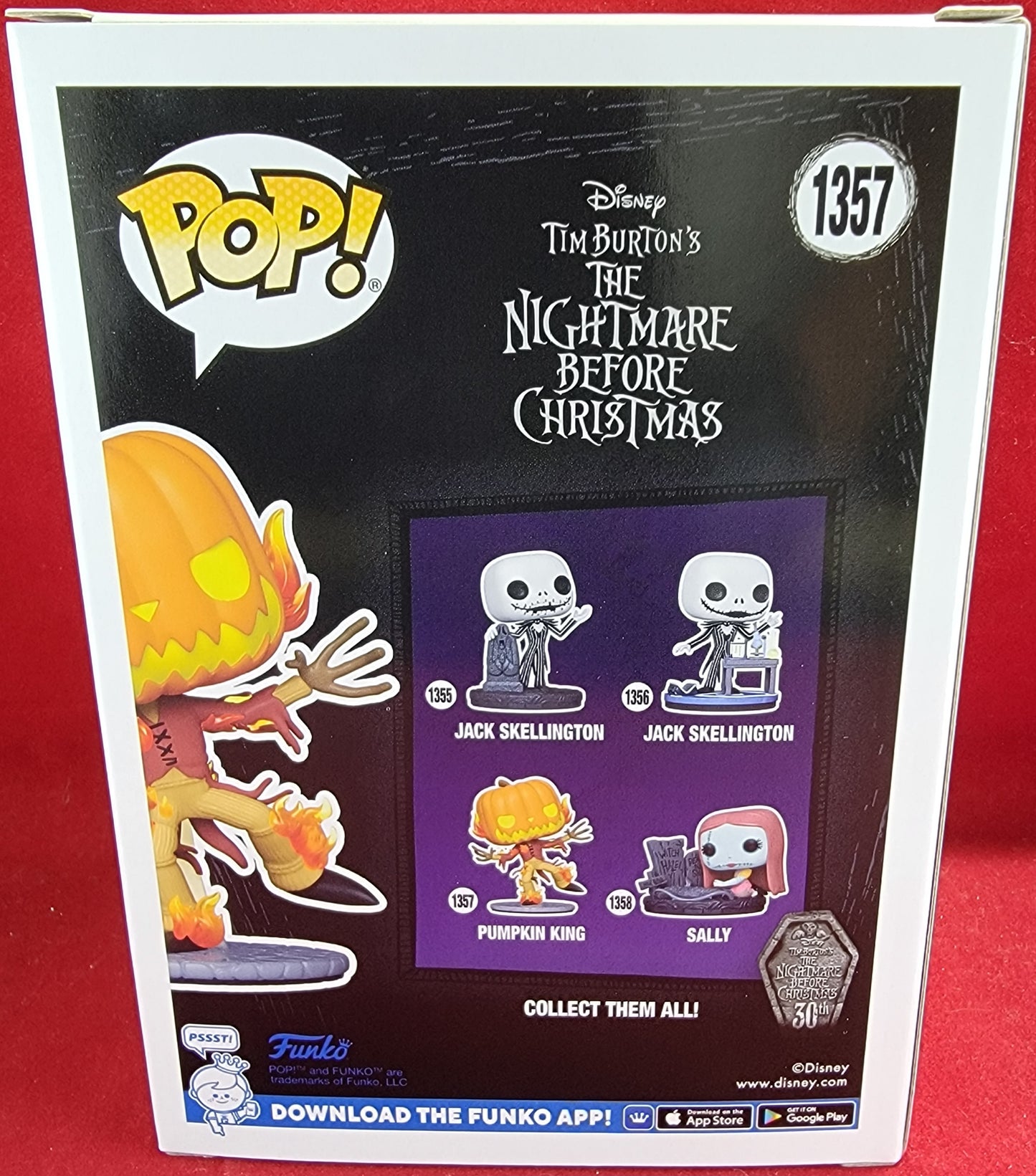 Pumpkin King funko # 1357 (nib)
With pop protector
