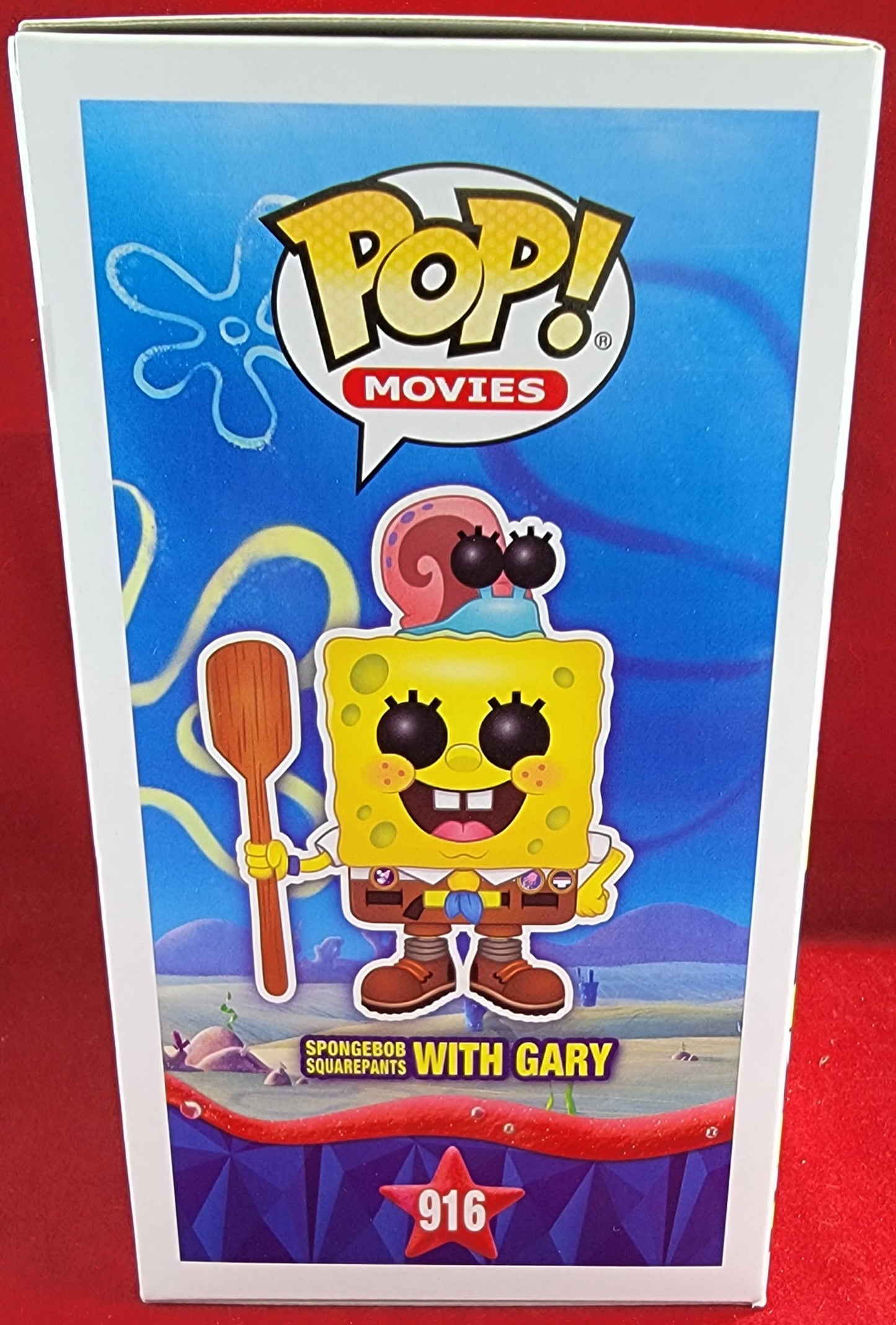 SpongeBob SquarePants with Gary funko # 916 (nib)
With pop protector