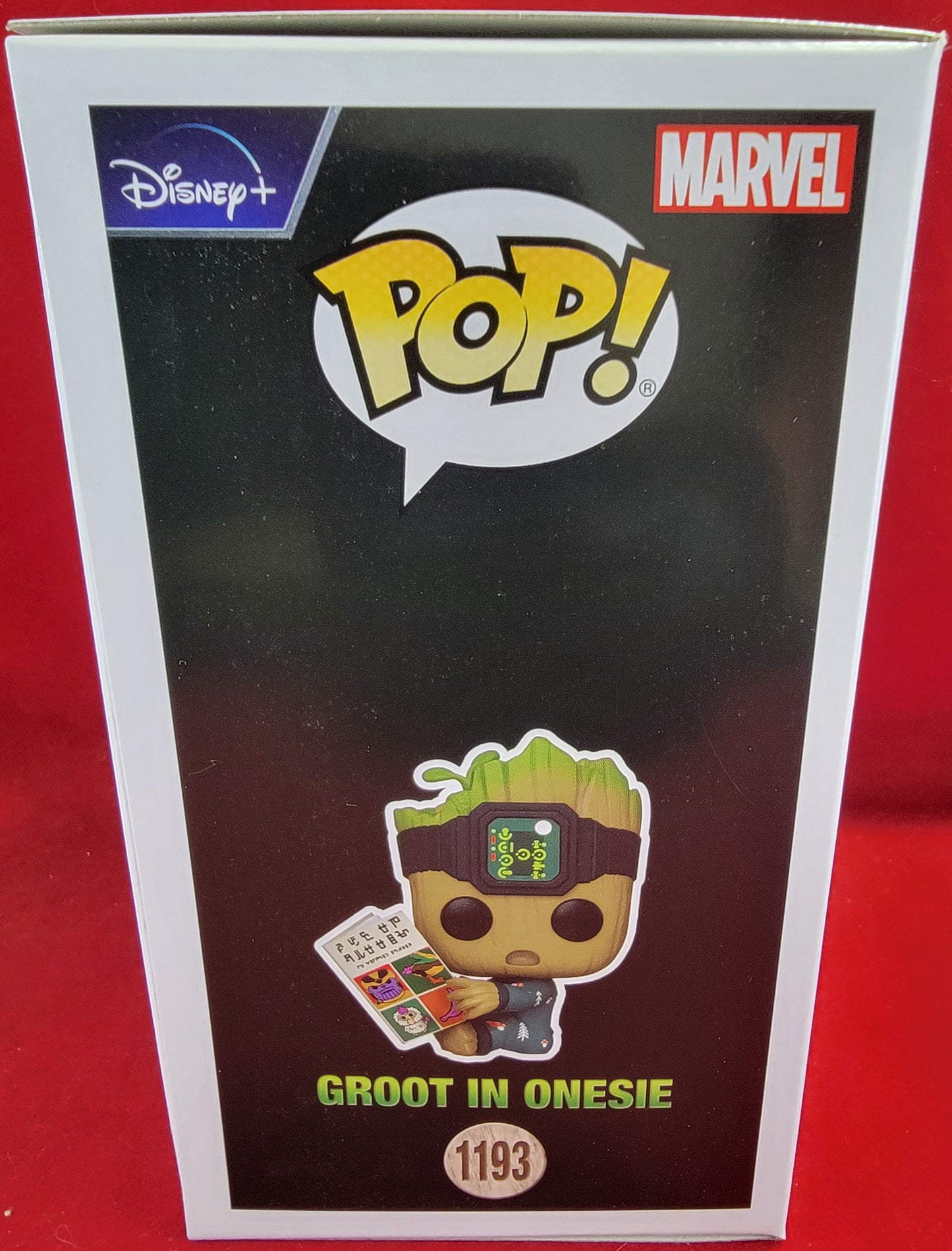 Groot in a onesie funko # 1193 (nib)
With pop protector
