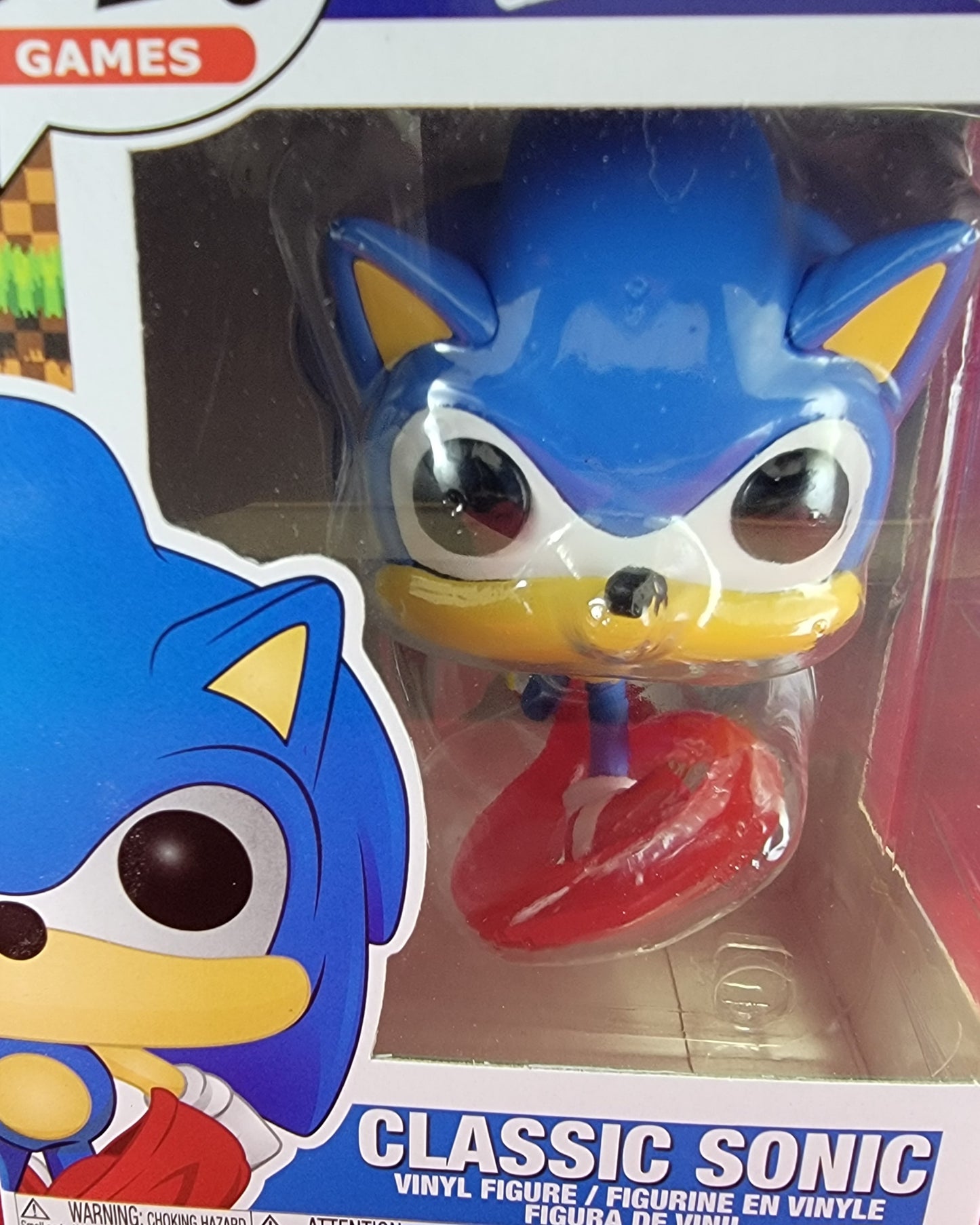 Classic sonic funko # 632 (nib)
With pop protector