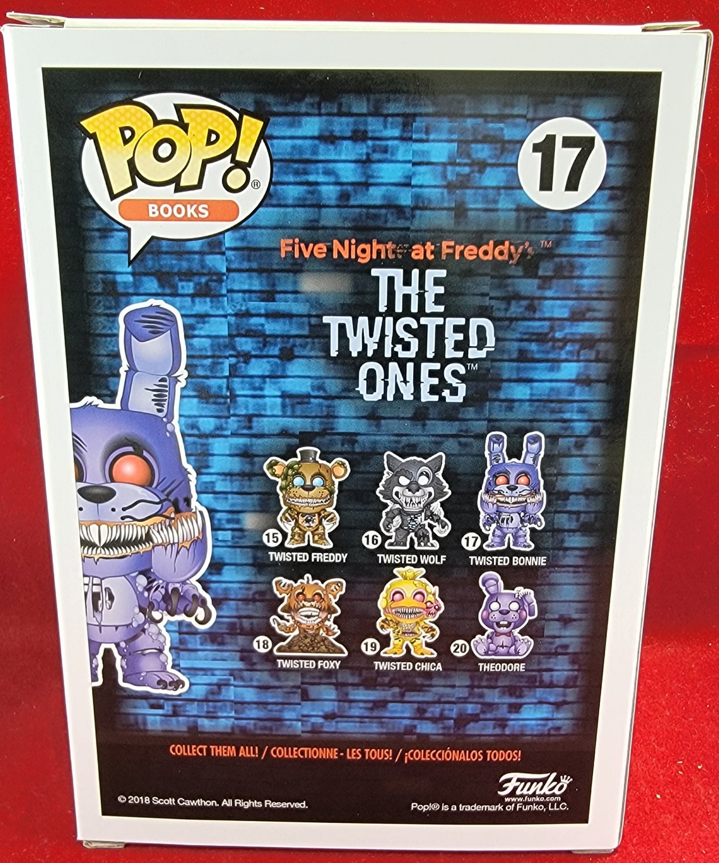 Twisted Bonnie funko # 17 (nib)
With pop protector