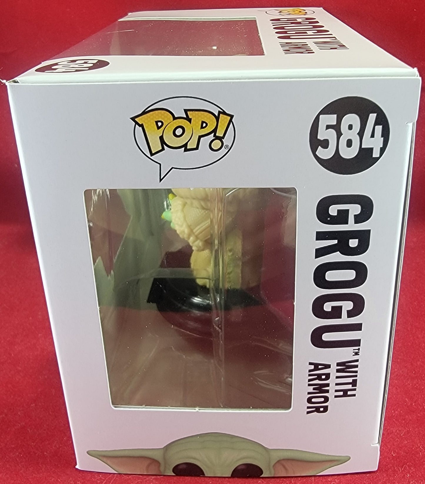 Grogu with Armor funko # 584 (nib)
With pop protector