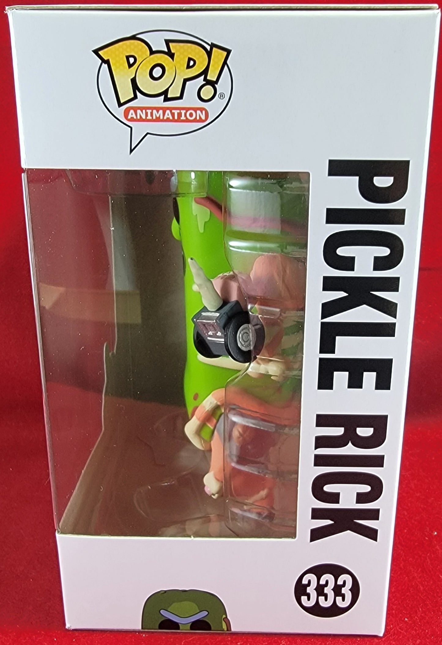 Pickle rick funko # 333 (nib)
With pop protector
