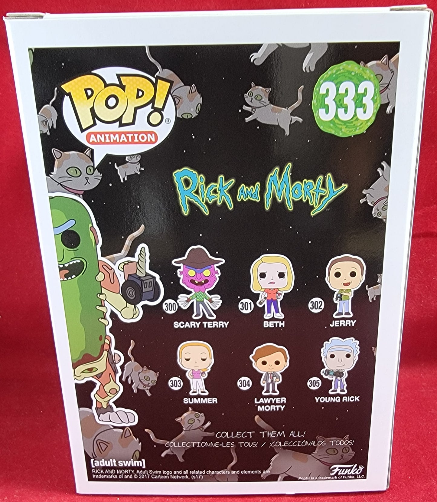 Pickle rick funko # 333 (nib)
With pop protector