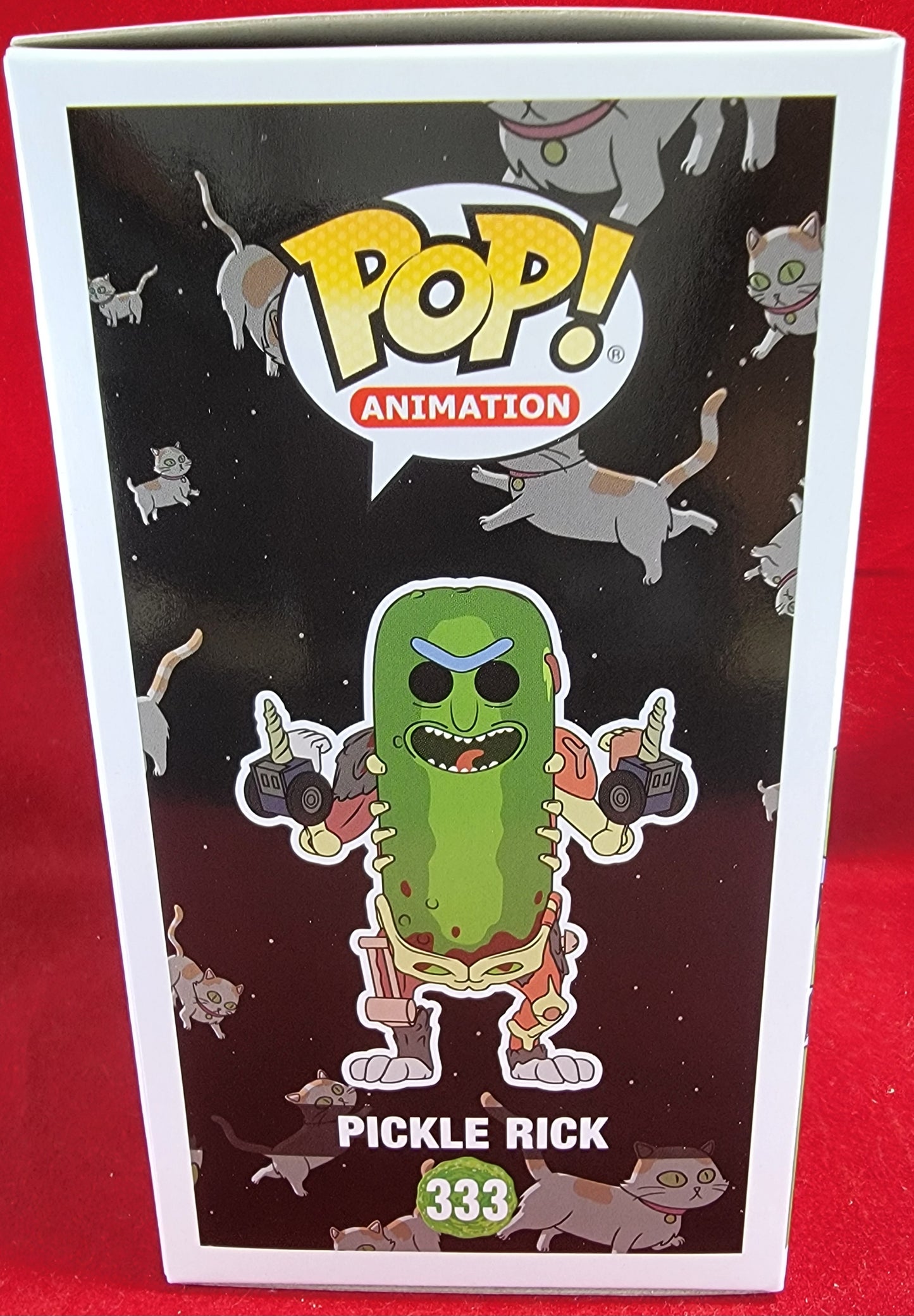 Pickle rick funko # 333 (nib)
With pop protector