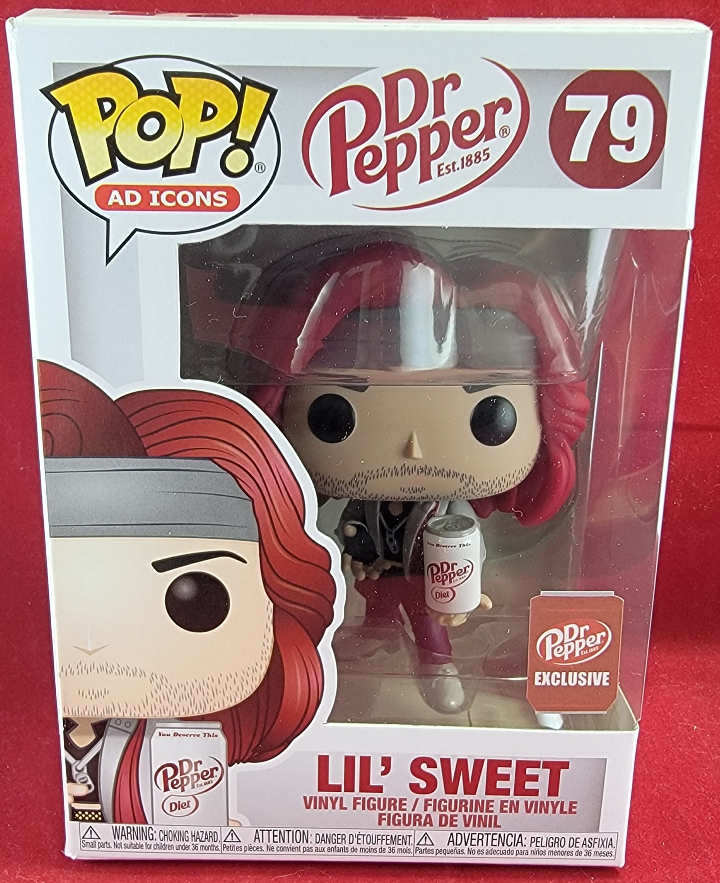 Lil' sweet, Dr. pepper exclusive funko # 79 (nib)
With pop protector