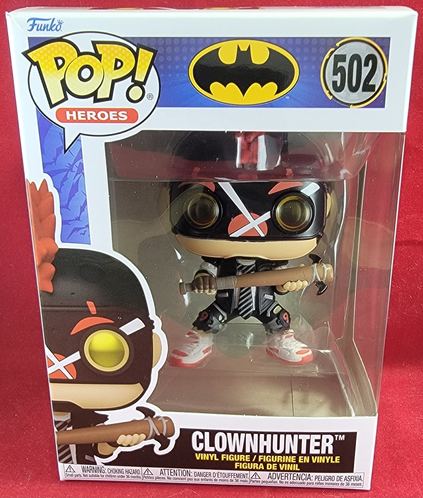 Clownhunter funko # 502 (nib)
With pop protector